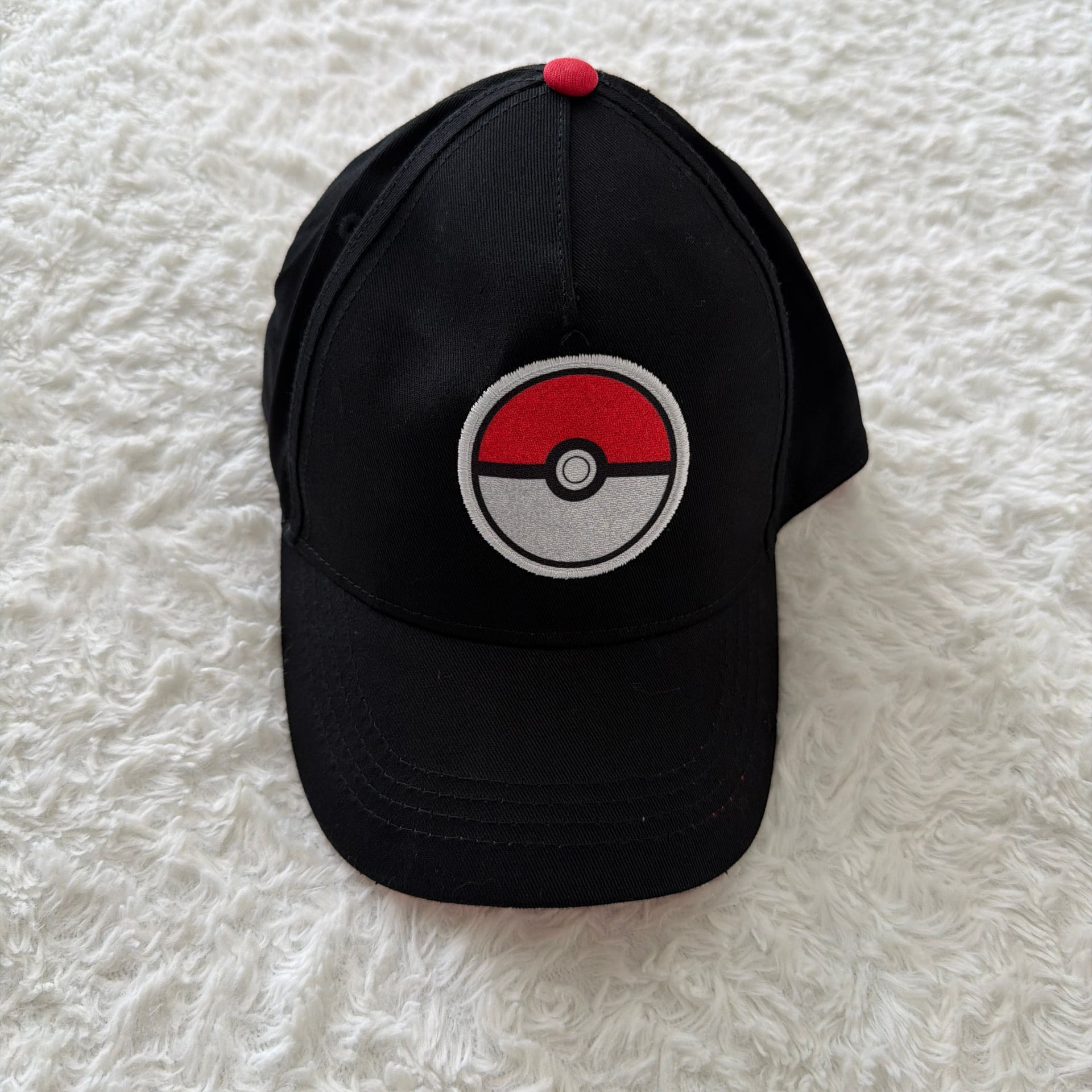 Pokemon Pokeball Black Snapback Ball Cap with Graphic Flat Bill (2016) 2
