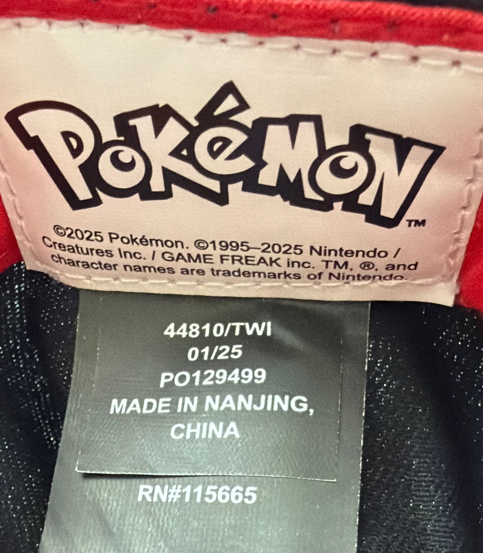 Pokemon Pokeball Black Snapback Ball Cap with Graphic Flat Bill (2016) 3