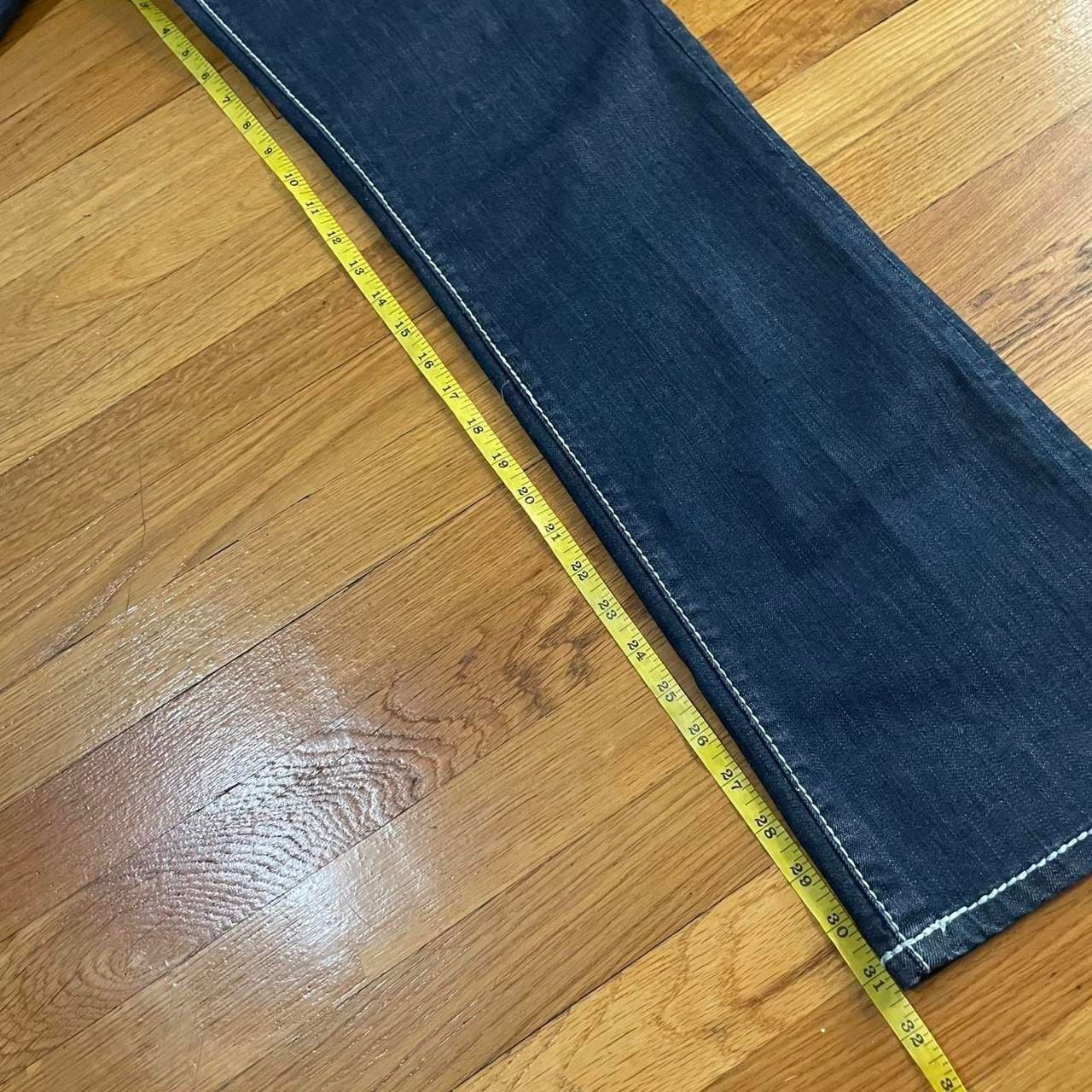 VIGOLD Woman’s Low Rise navy blue bootcut Denim Jeans 6