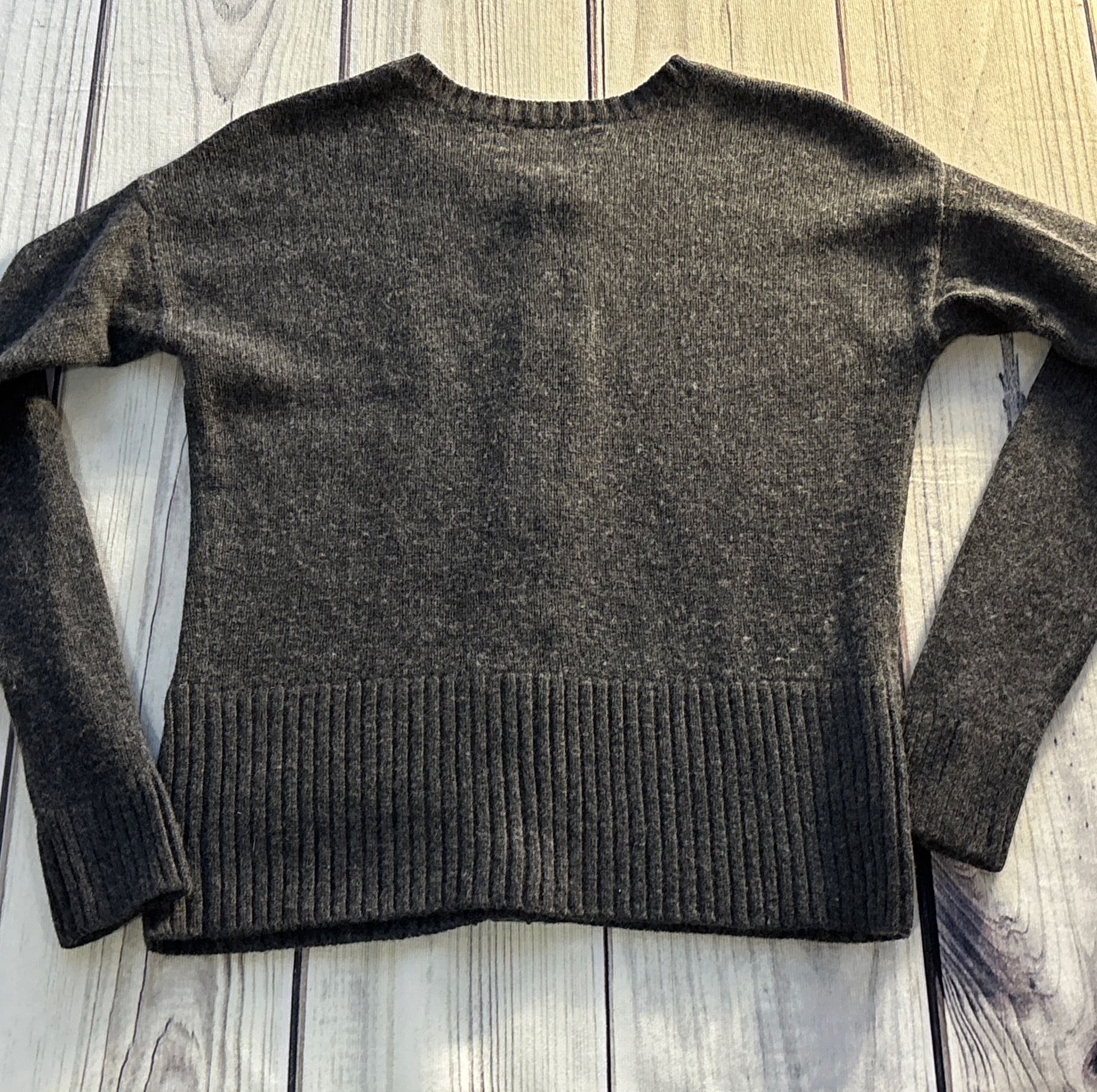 LOFT Women's Button Up Merino Wool Blend Sweater Preppy Cardigan SZ M 9