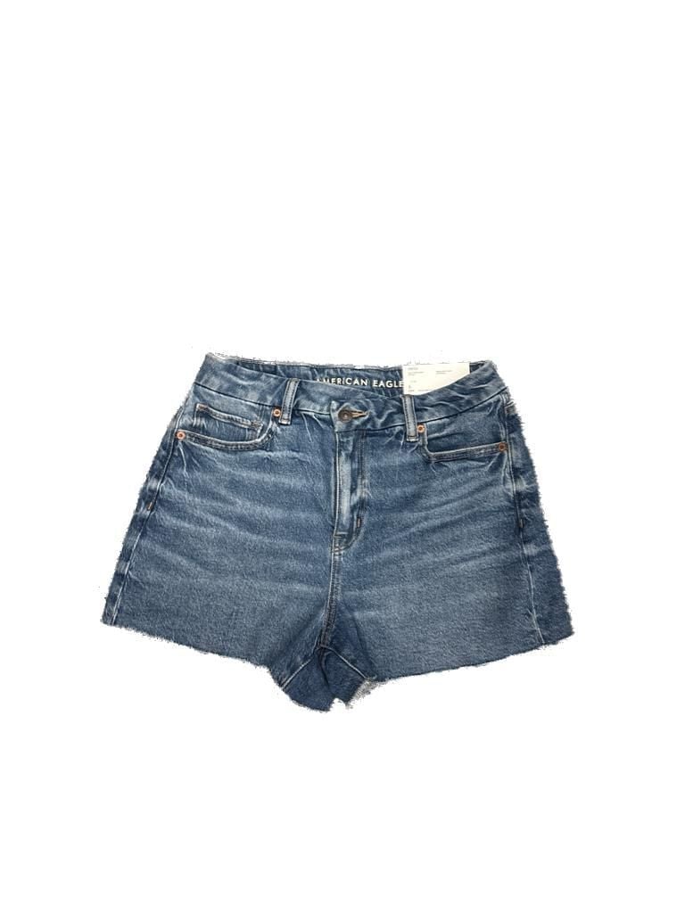 American Eagle Womens Curvy Stretch Denim Mom Short Us 6 NWT 3