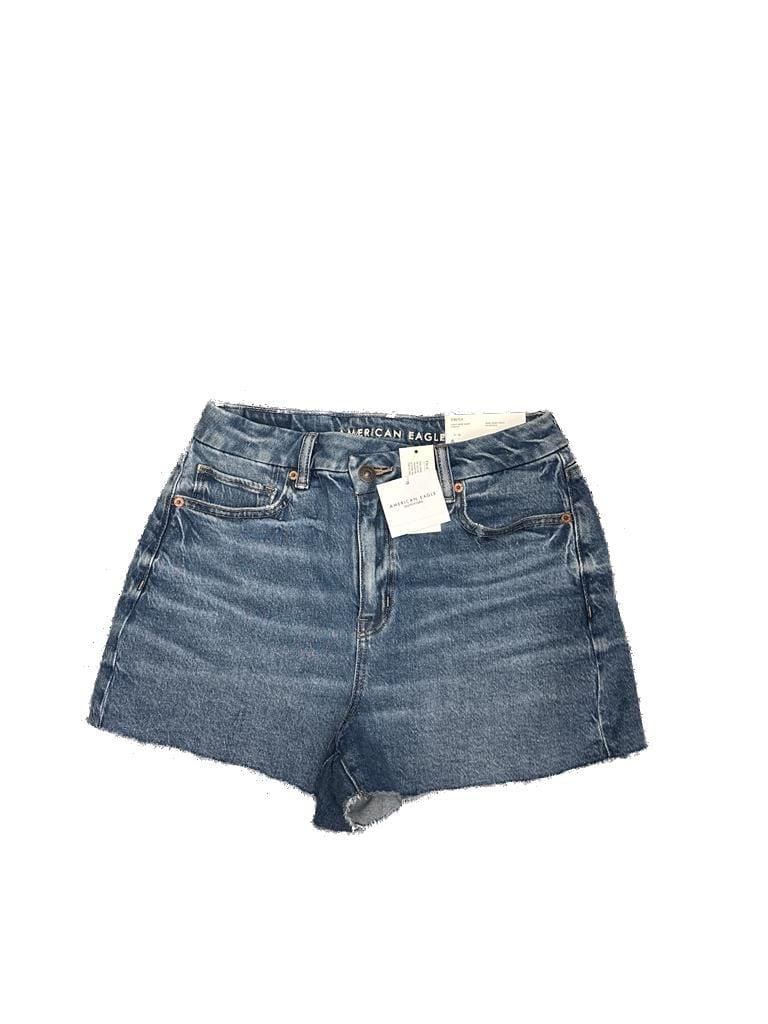 American Eagle Womens Curvy Stretch Denim Mom Short Us 6 NWT 4