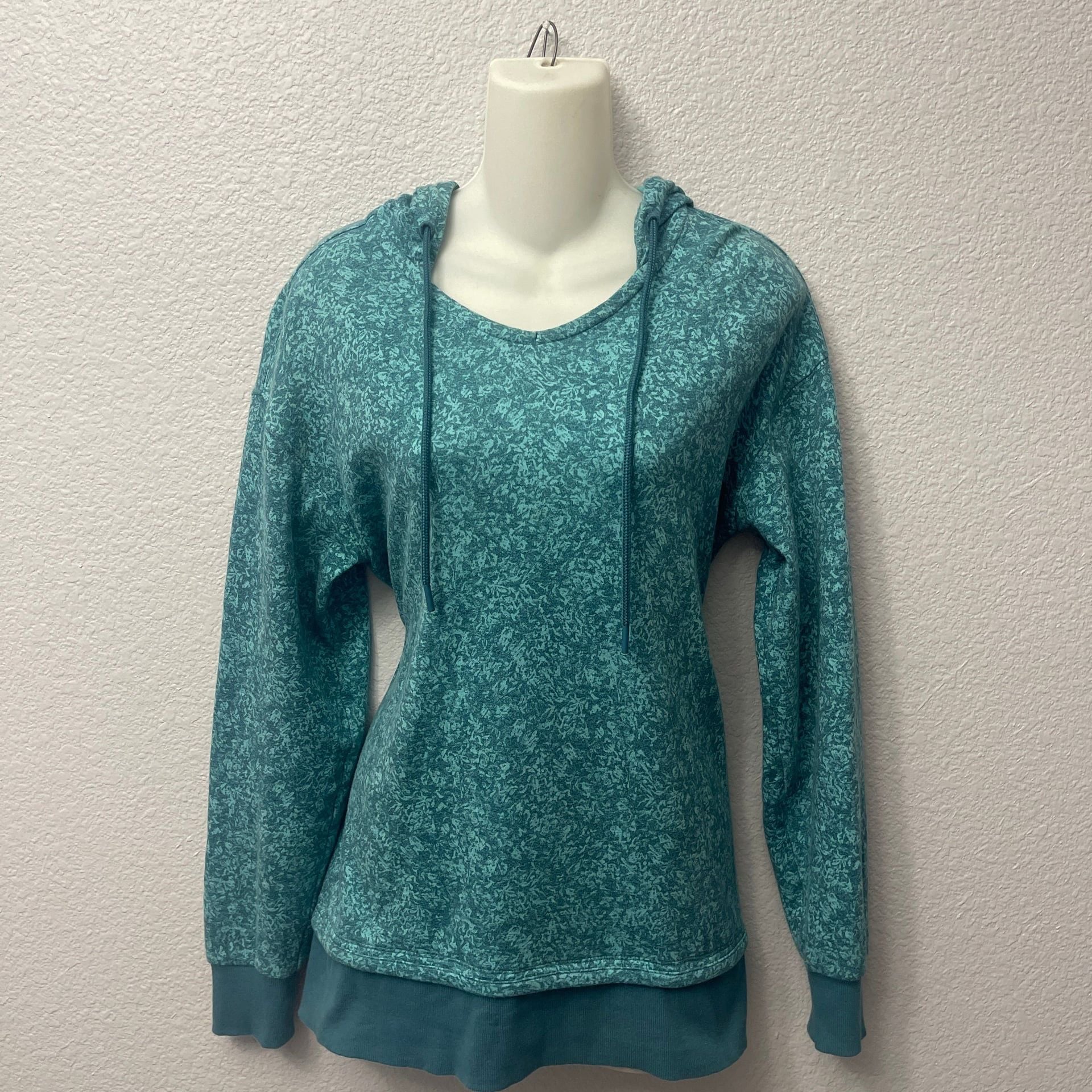 Athleta Women's Sundown Alliance Teal Hooded Sweater Size XXS 2