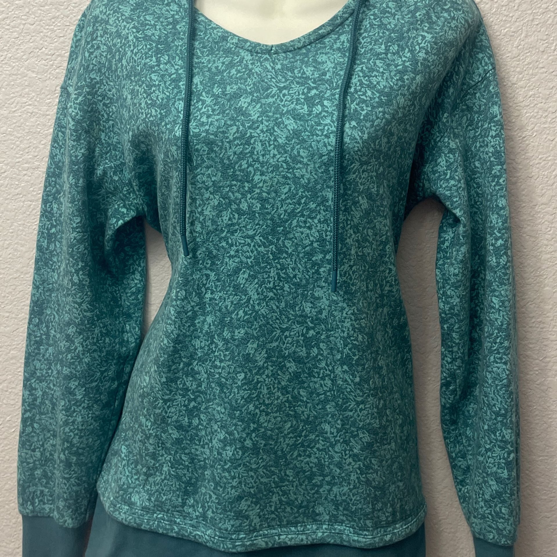 Athleta Women's Sundown Alliance Teal Hooded Sweater Size XXS 3