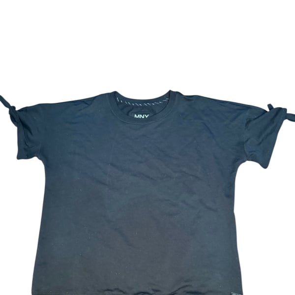 Marc New York Performance MNY Women Black Short Sleeve Athleisure Top Medium