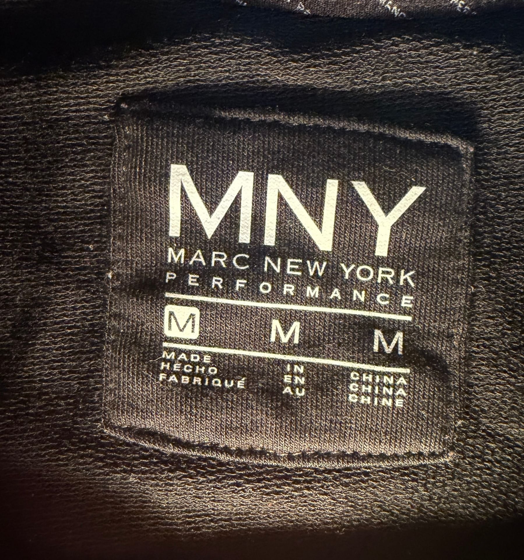 Marc New York Performance MNY Women Black Short Sleeve Athleisure Top Medium 4