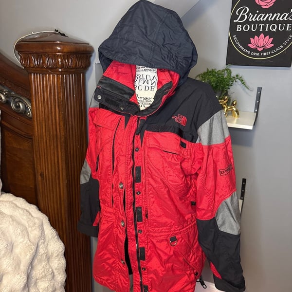 VTG 90s The North Face Extreme Gear Red/Black Skiing Jacket