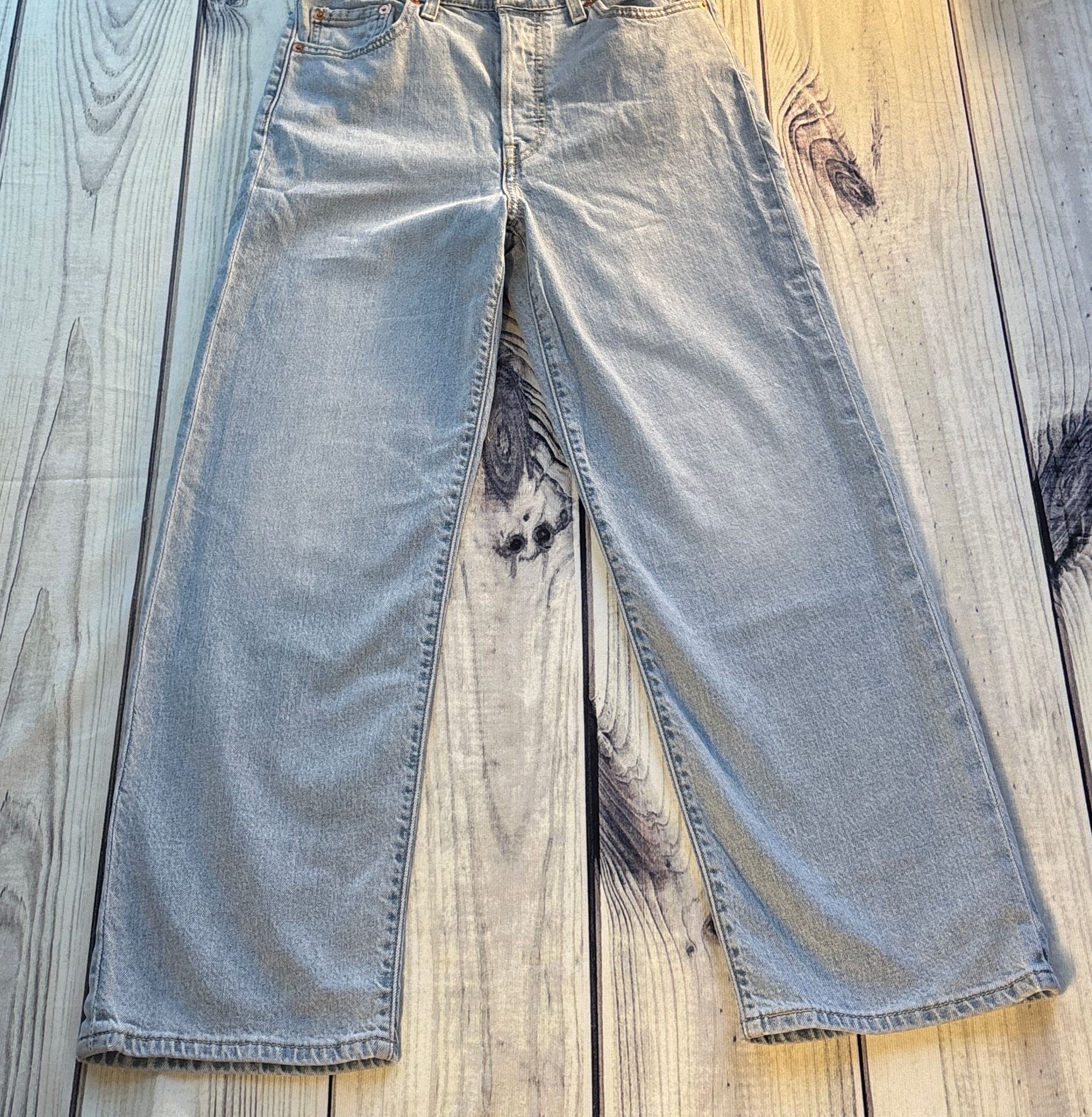 Levi's Ribcage Straight Ankle Jeans Light Wash SZ 26 x 27 NWT New 4