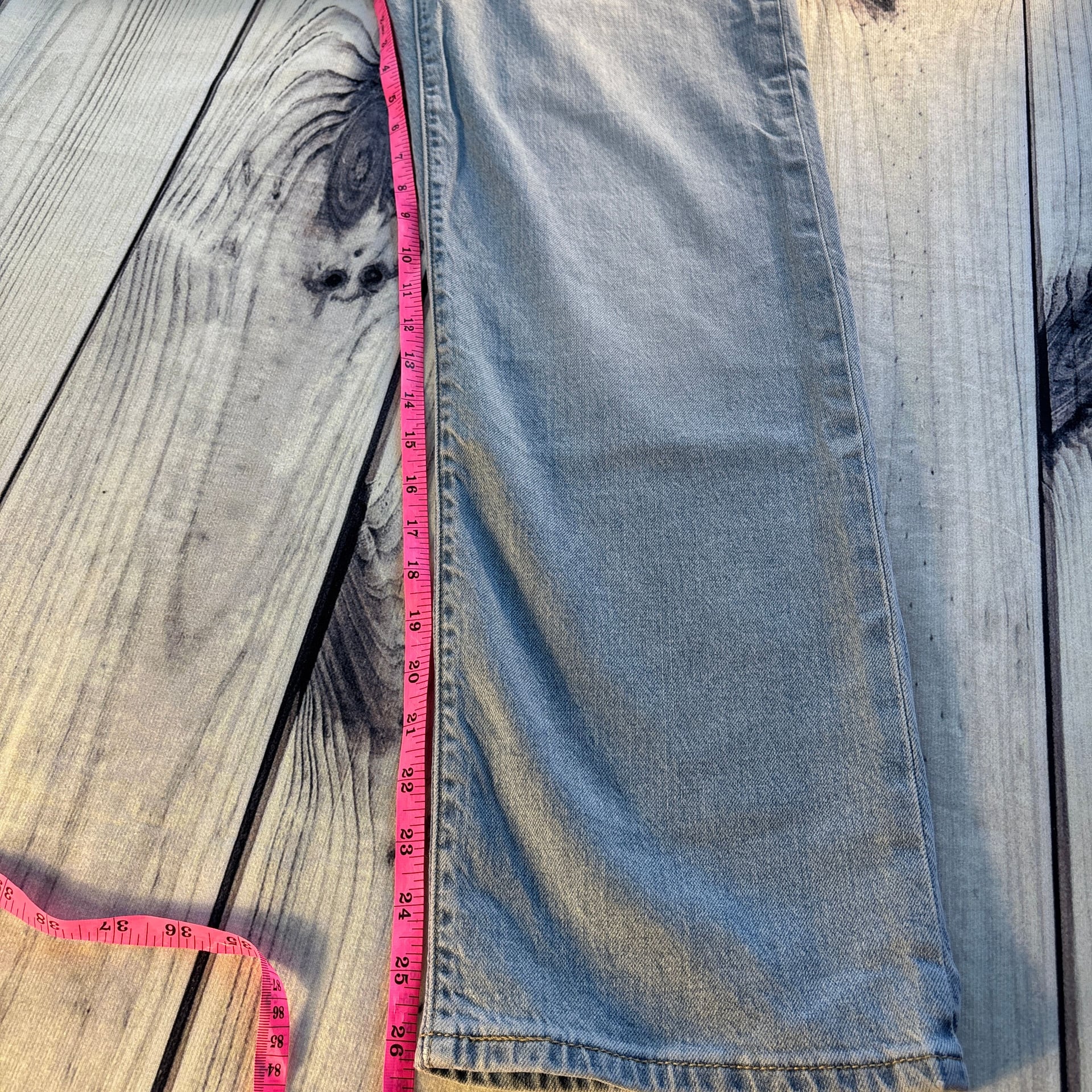 Levi's Ribcage Straight Ankle Jeans Light Wash SZ 26 x 27 NWT New 5