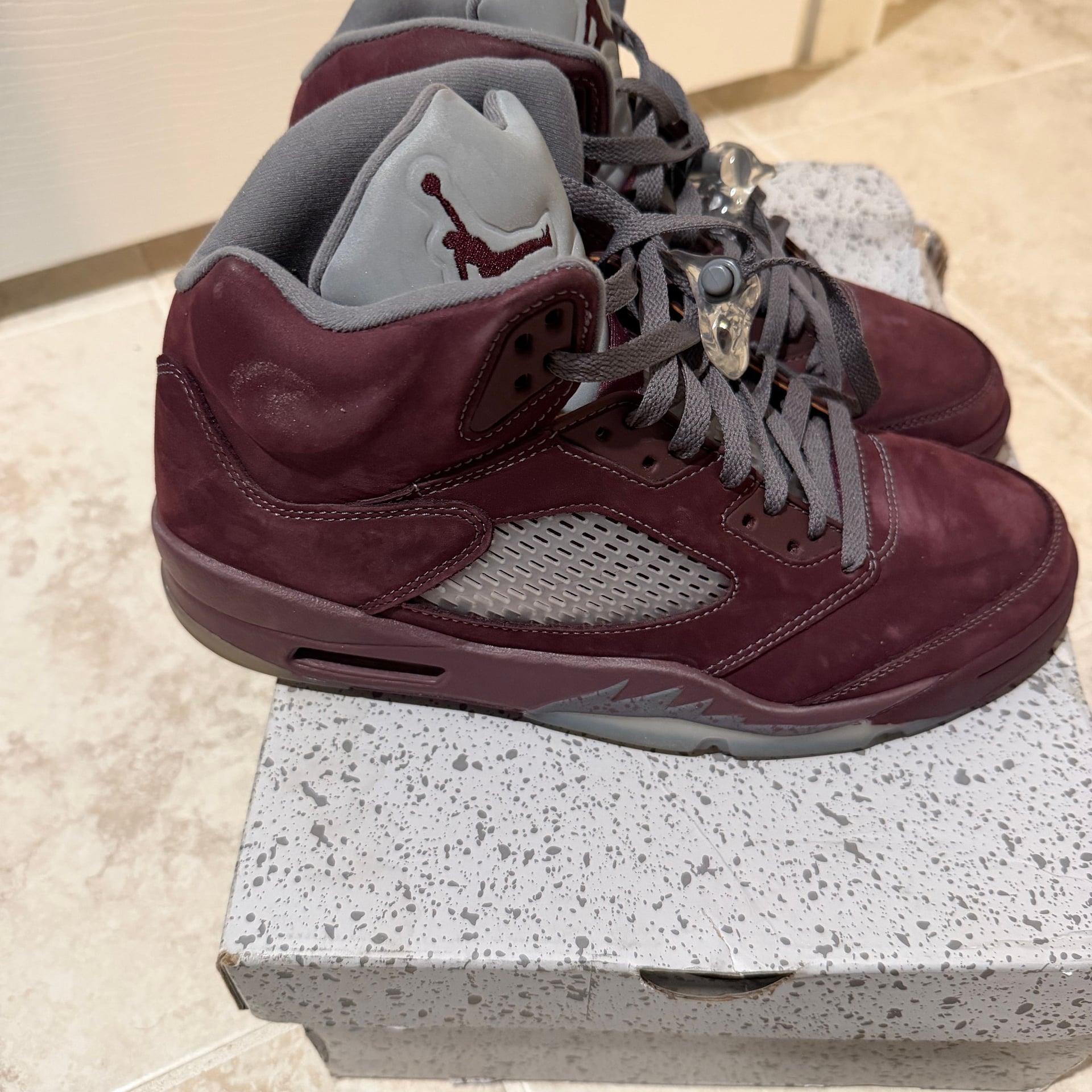 Air Jordan 5 Retro SE Craft FD9222-180 LT Orewood Brn/Safety Orange Size 11.5 1