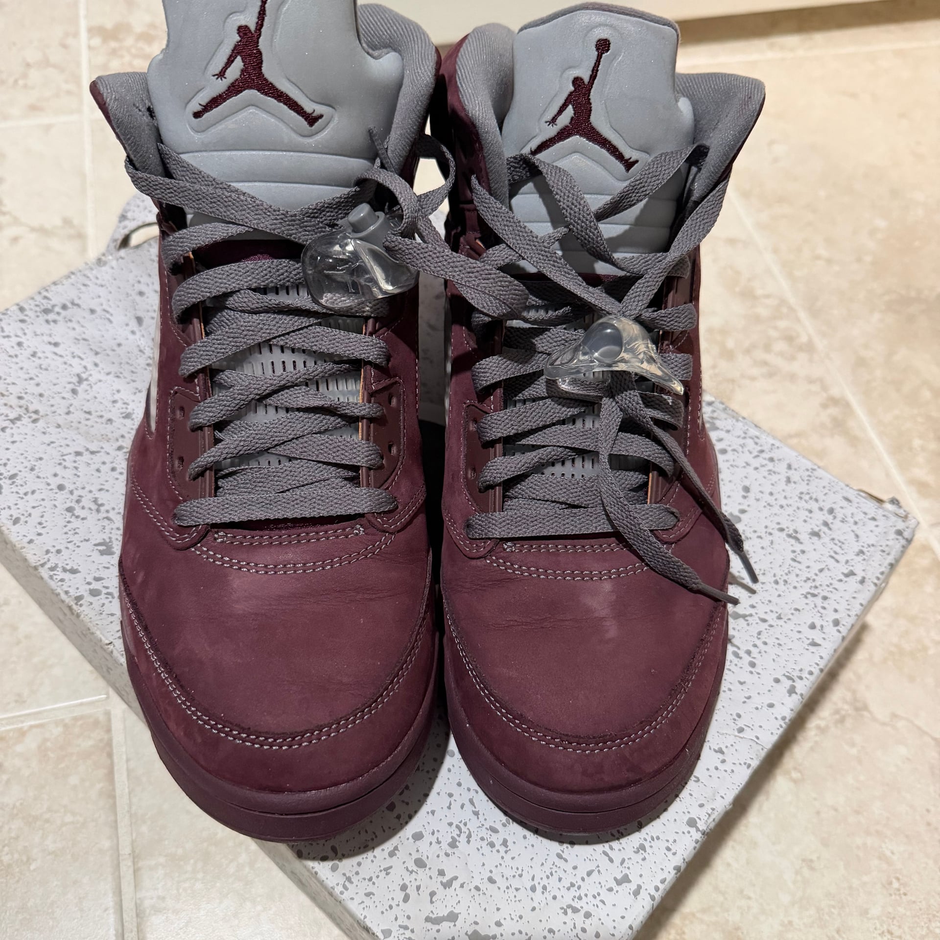 Air Jordan 5 Retro SE Craft FD9222-180 LT Orewood Brn/Safety Orange Size 11.5 3
