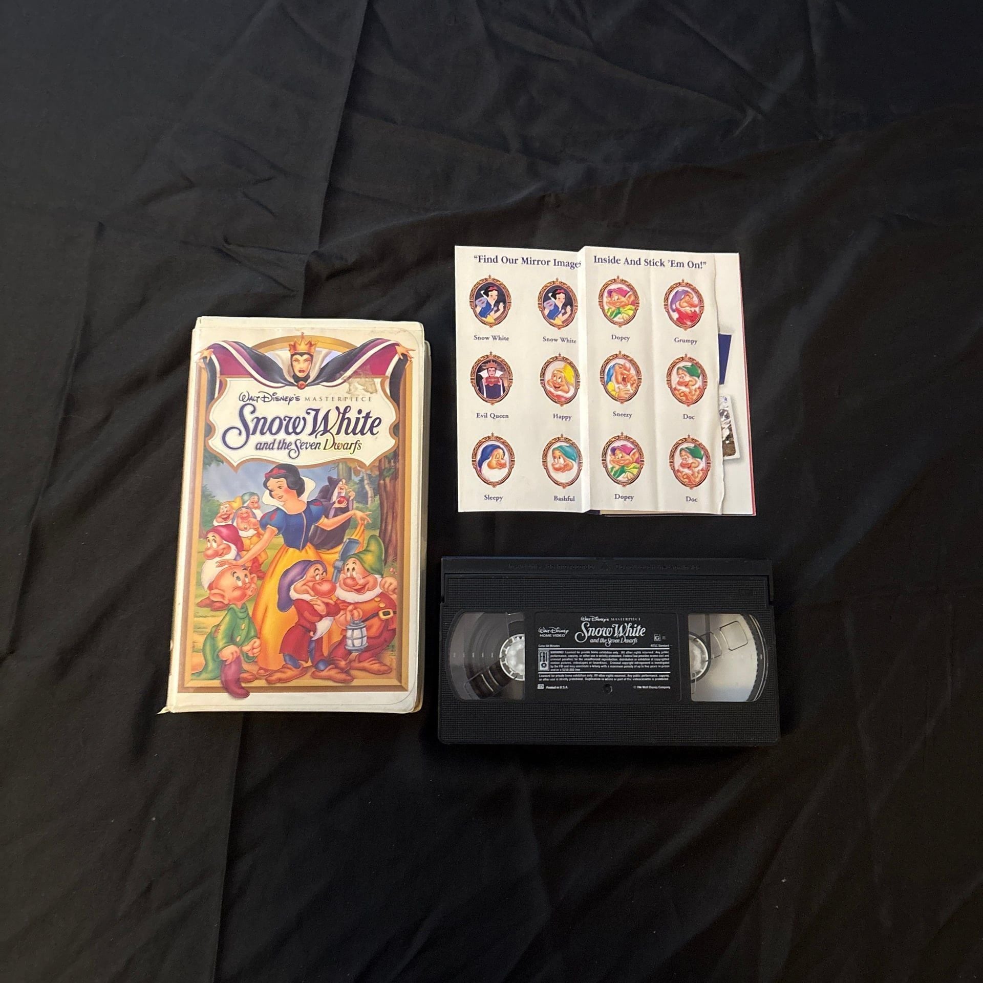 Walt Disney's Masterpiece Snow White and the Seven Dwarfs VHS (1994) 1