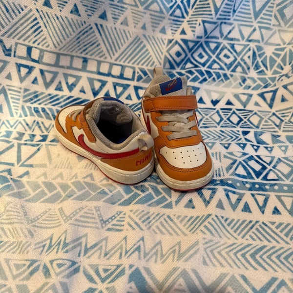 Nike Court Borough Low 2 TD 'Sail Hot Curry' toddler