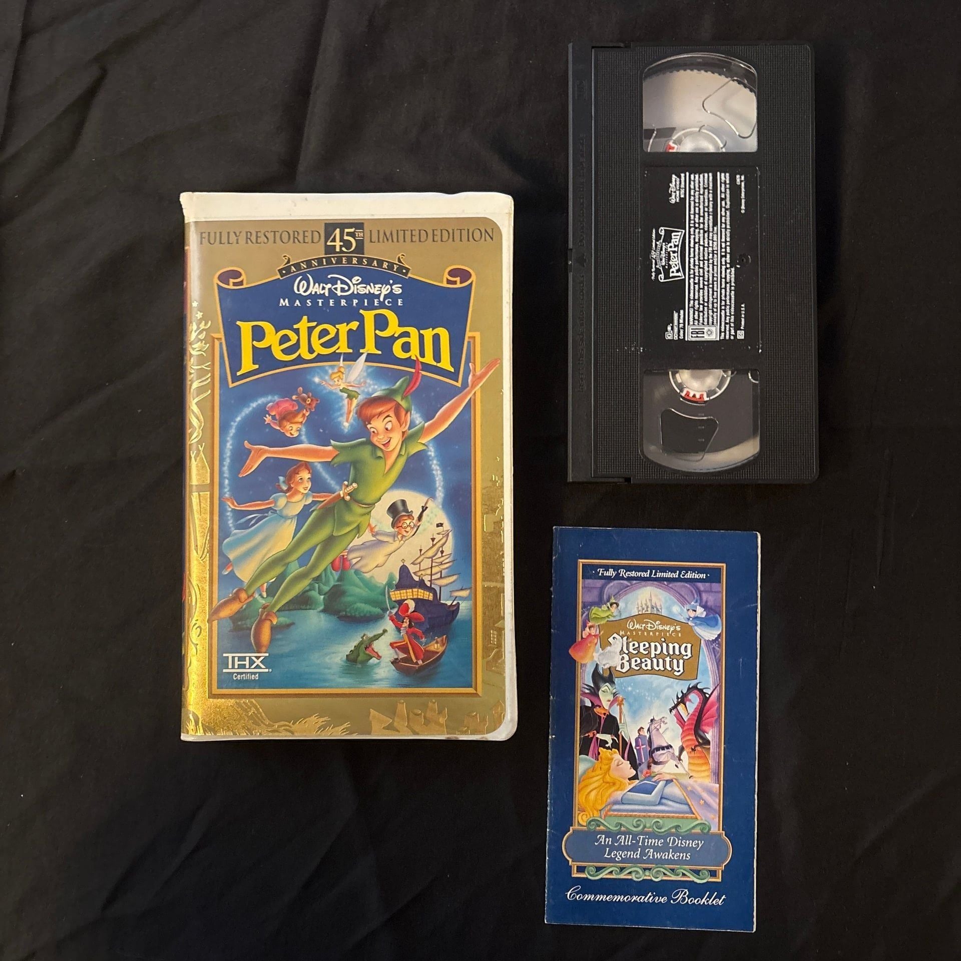 Walt Disney's Peter Pan VHS 1998 45th Anniversary Limited Edition Collection 1