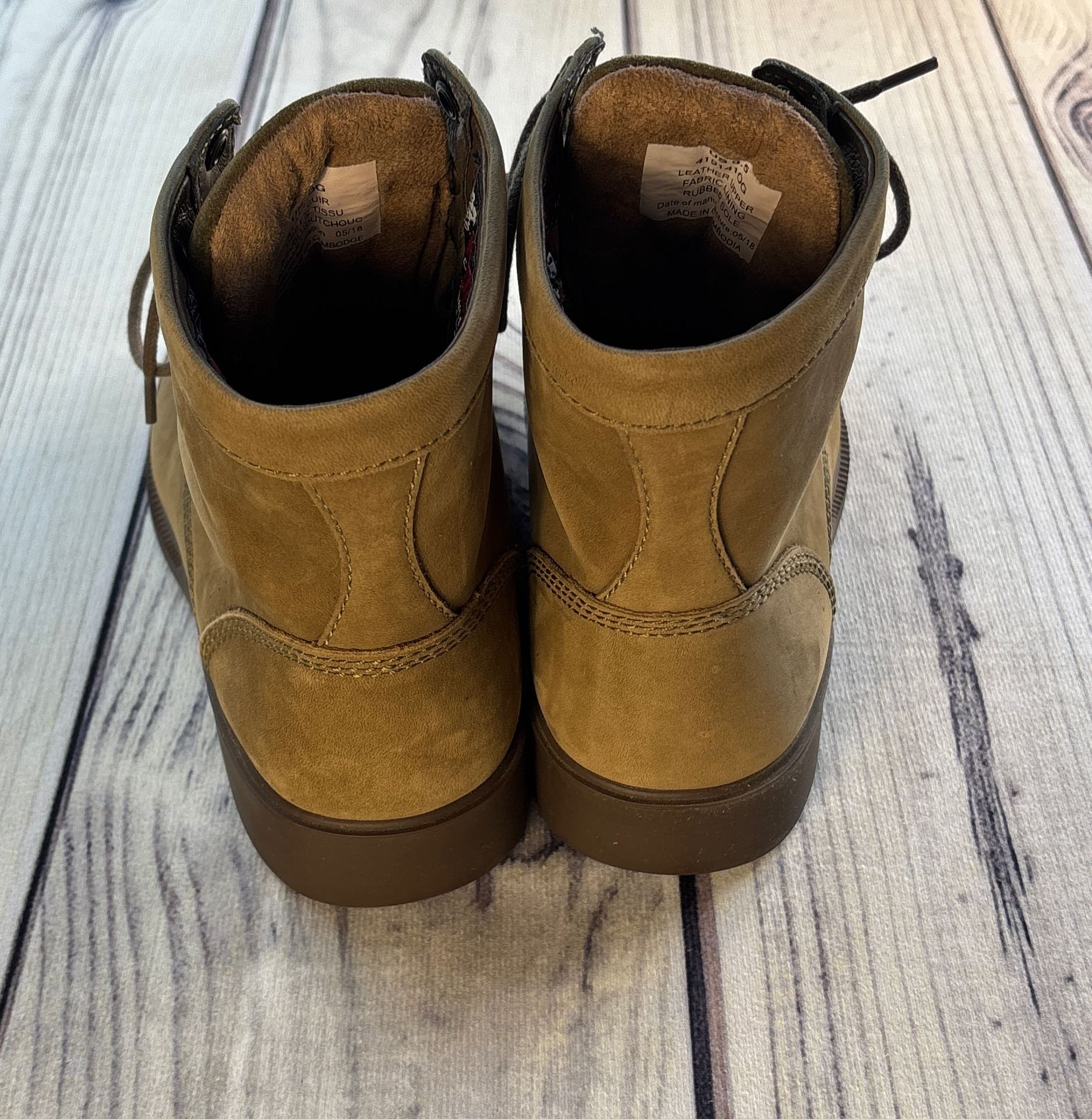 Kodiak Women's All Season Waterproof Ankle Boot Olive Green/Brown 9.5 10