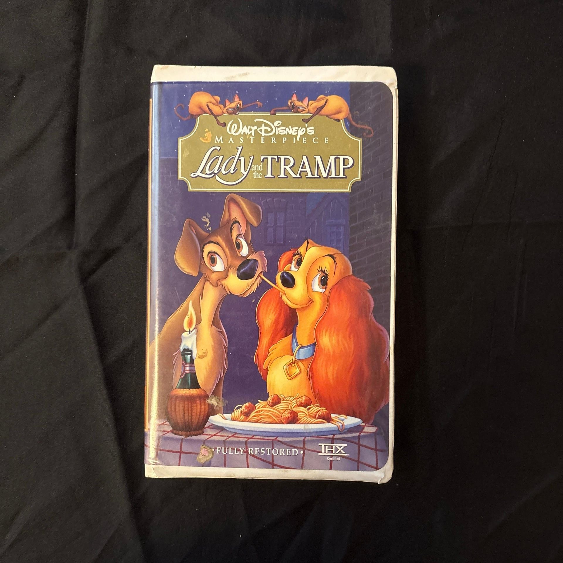 Walt Disney Masterpiece Collection Lady & The Tramp VHS 14673 Clamshell 3
