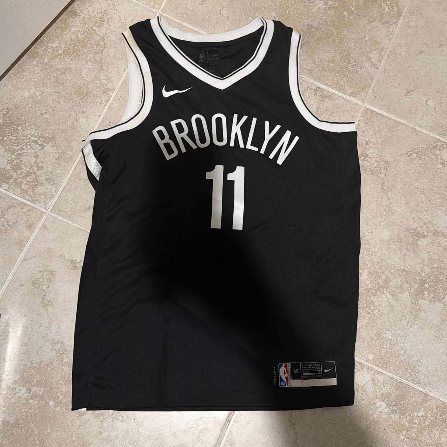 Kyrie Irving Brooklyn Nets Nike Icon Edition Swingman Jersey #11 Black 2