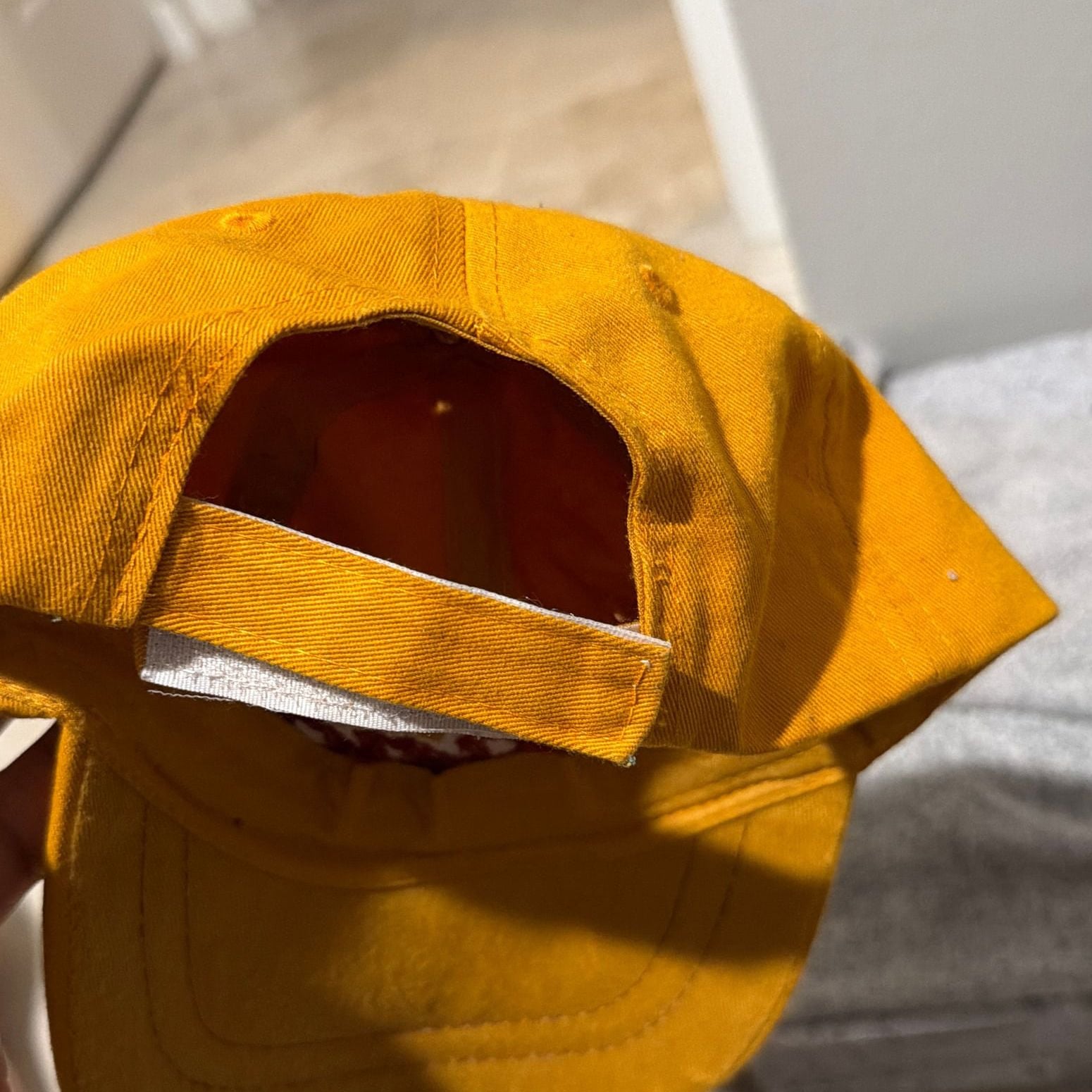 ERL Yellow California Embroidered Baseball Cap 3