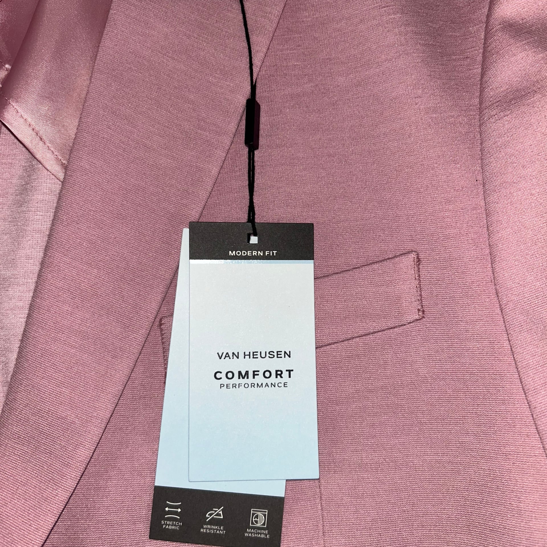 Van Heusen Sport Pink Linen Cotton Slim Fit Single Breasted Blazer 2