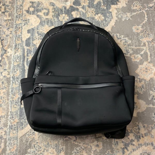 Thacker Neoprene Backpack in Black