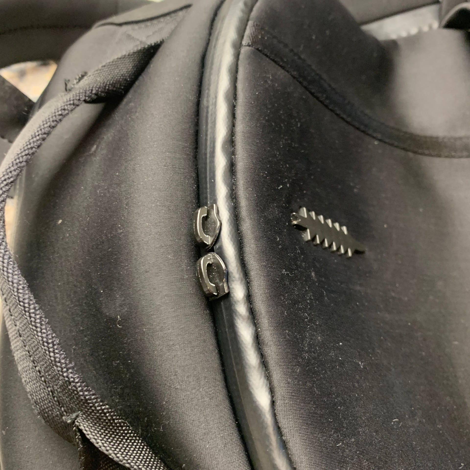 Thacker Neoprene Backpack in Black 6