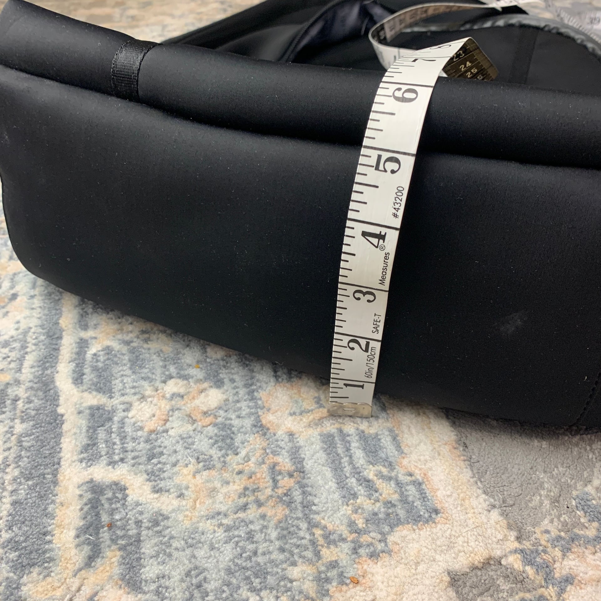 Thacker Neoprene Backpack in Black 9