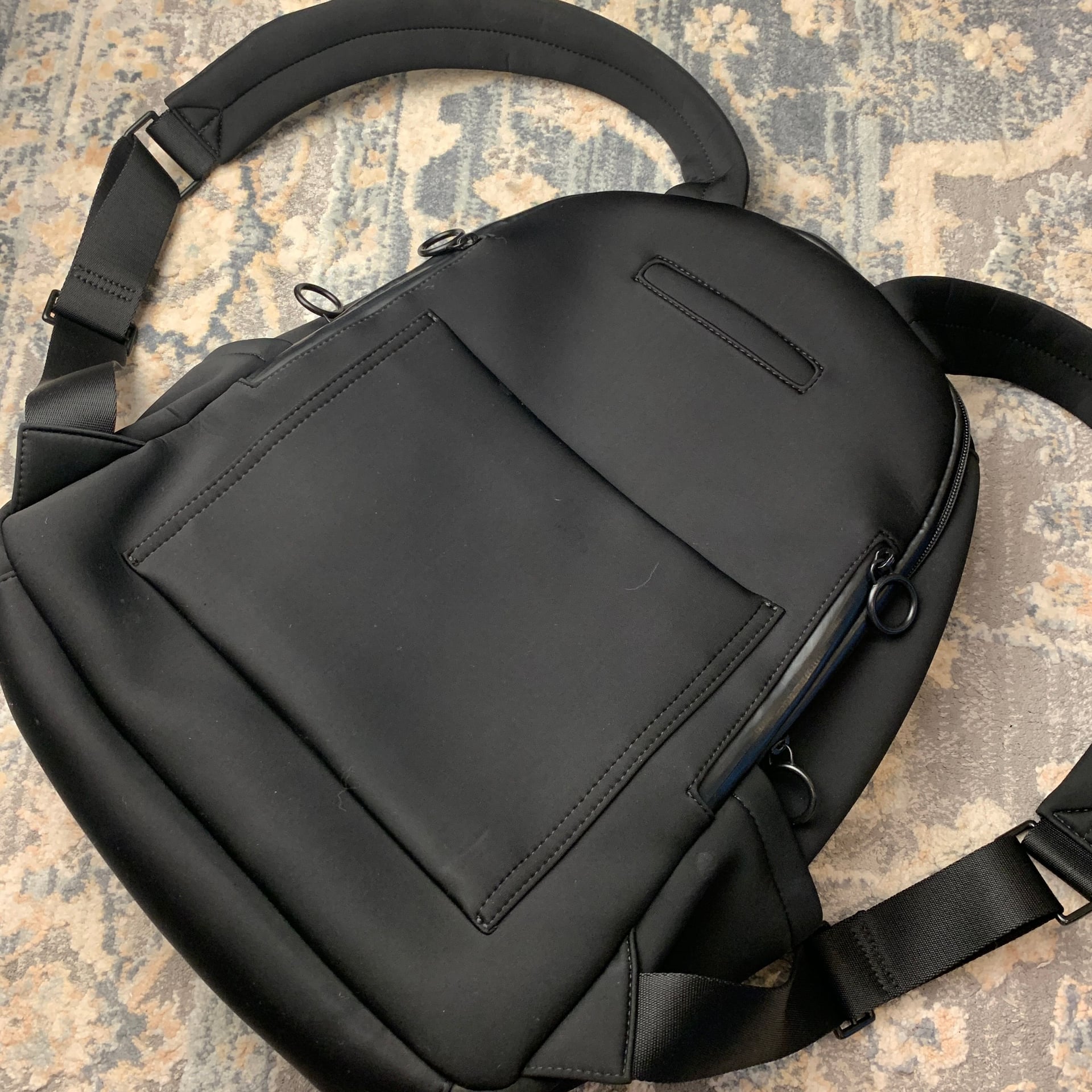 Thacker Neoprene Backpack in Black 10