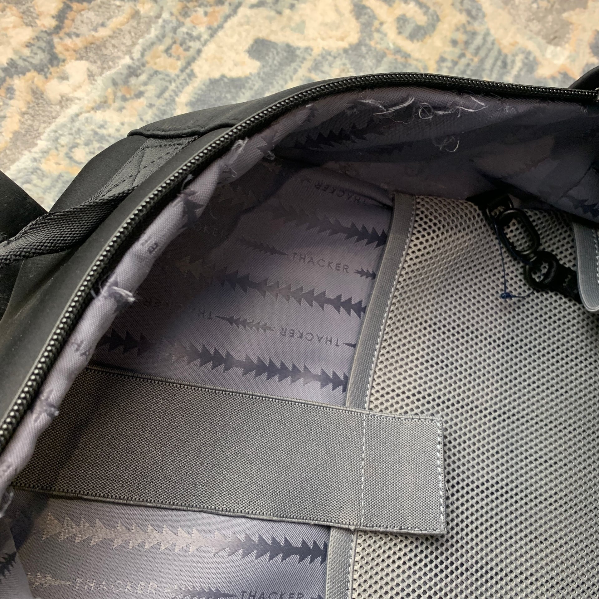 Thacker Neoprene Backpack in Black 12