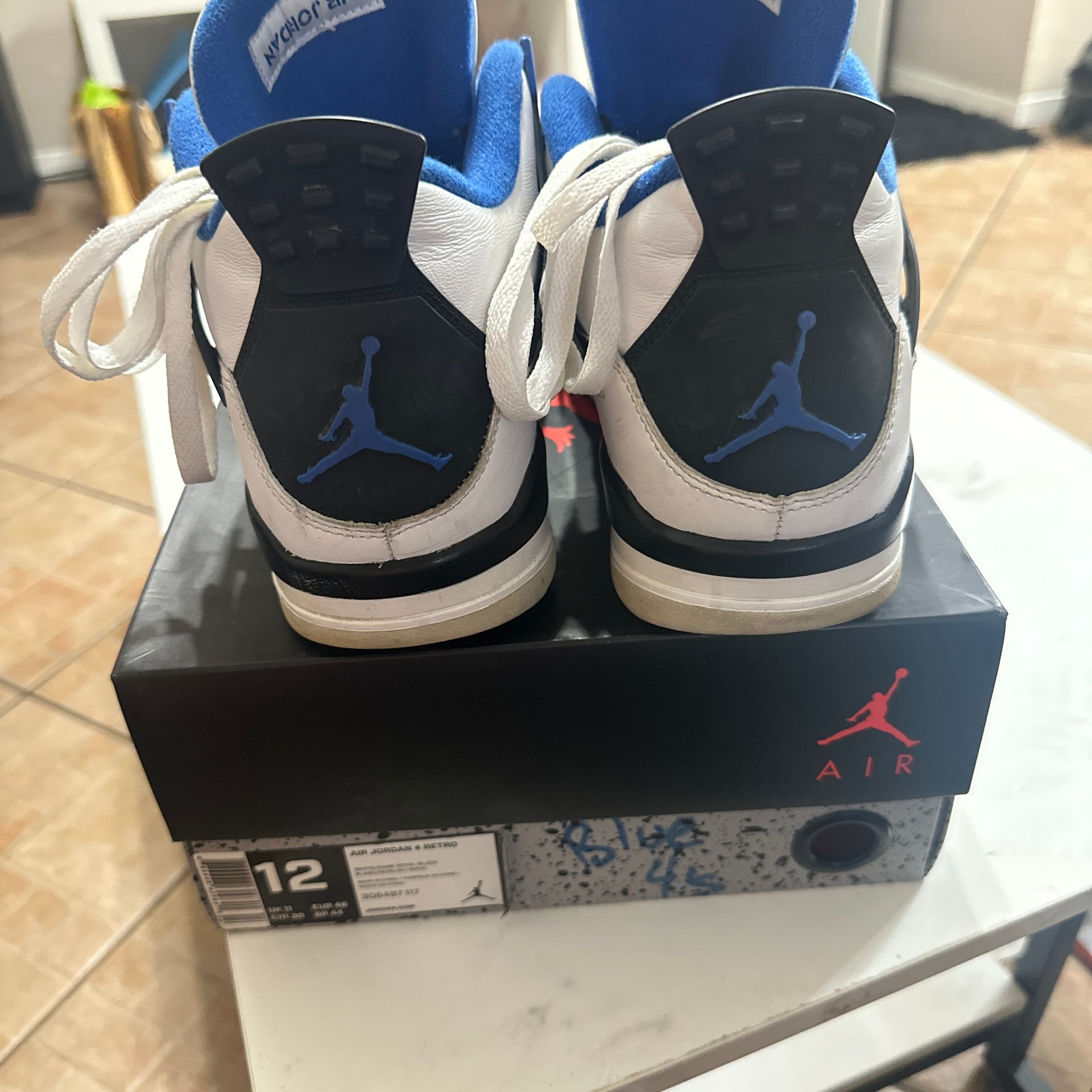 Air Jordan 4 Retro 'Motorsports' (2017) 308497-117 7