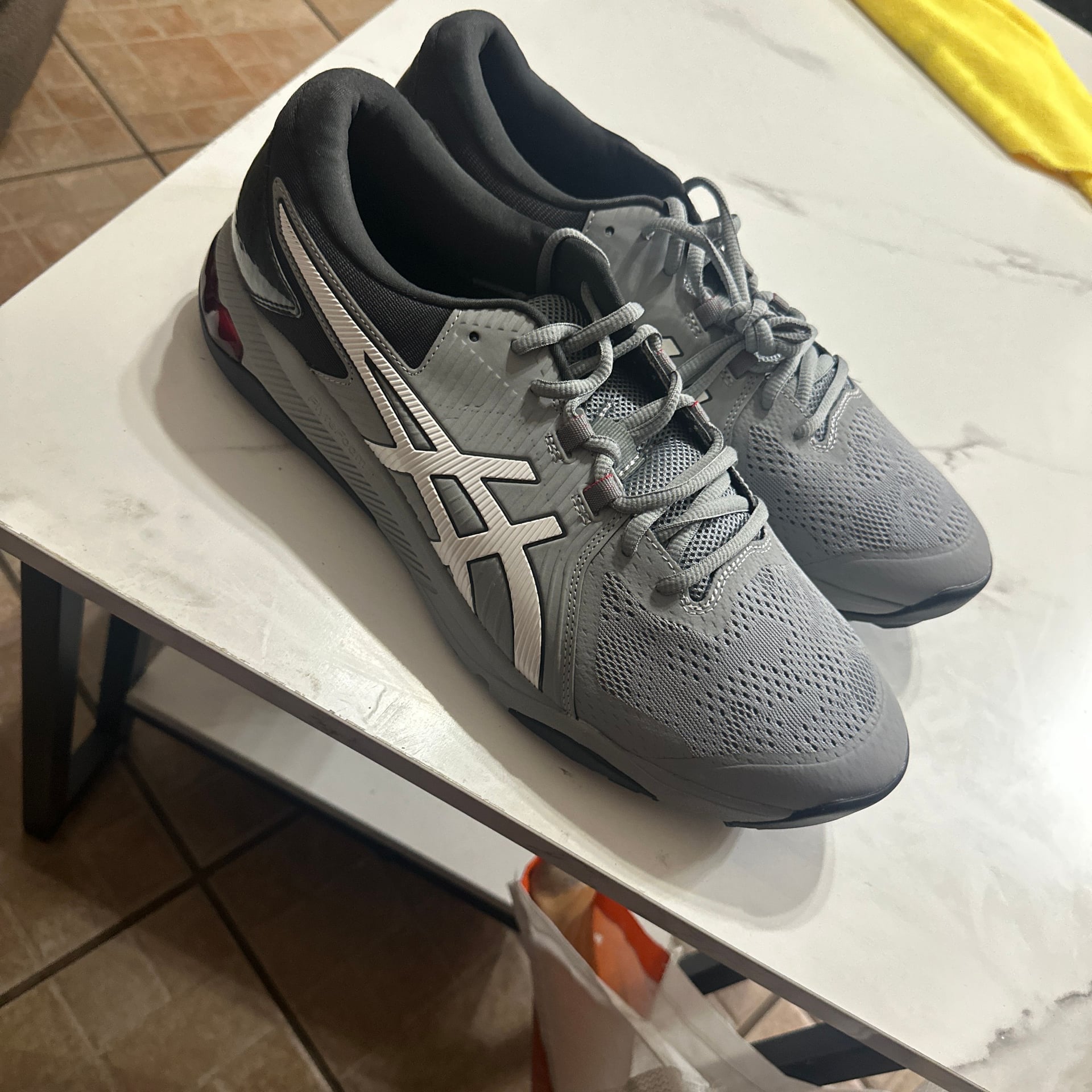 Asics Gel-Course Glide Spikeless Golf Shoes Black/Carrier Grey 4