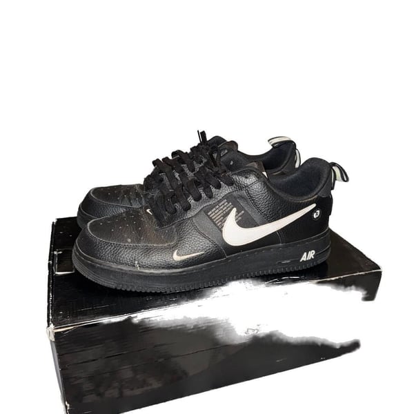 Nike Air Force 1 '07 LV8 Overbranding Utility Black White