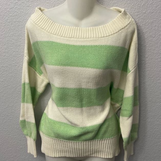 Caylo-Women Striped Knitted Sweater Size M 3