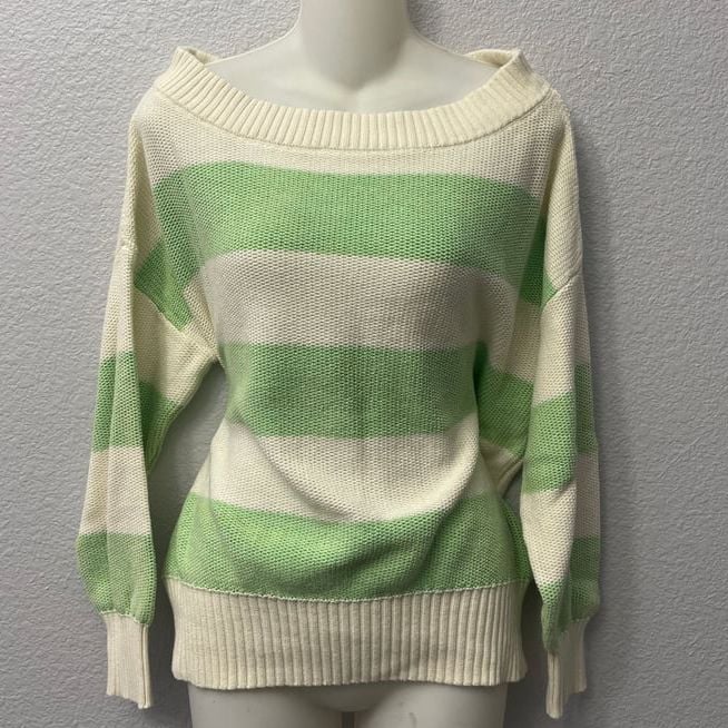 Caylo-Women Striped Knitted Sweater Size M 4