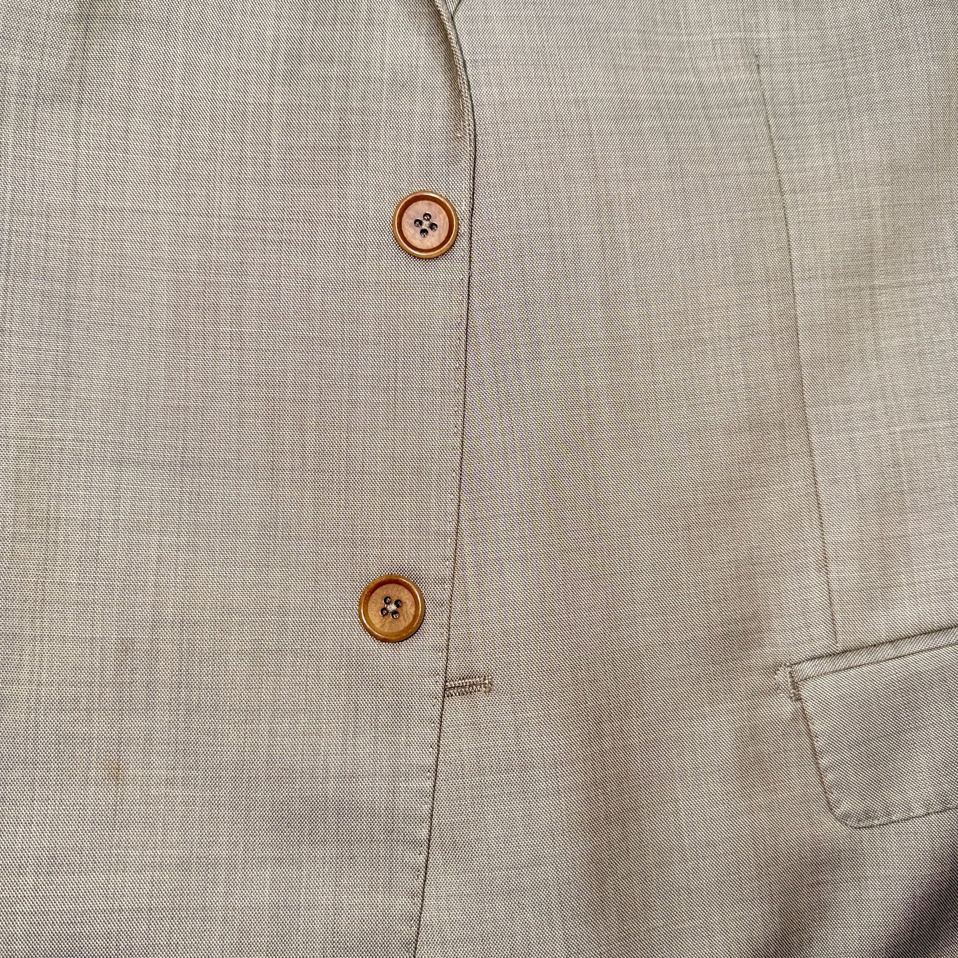 Zignone Brown Houndstooth Silk & Wool Blend Blazer Sport Coat 6