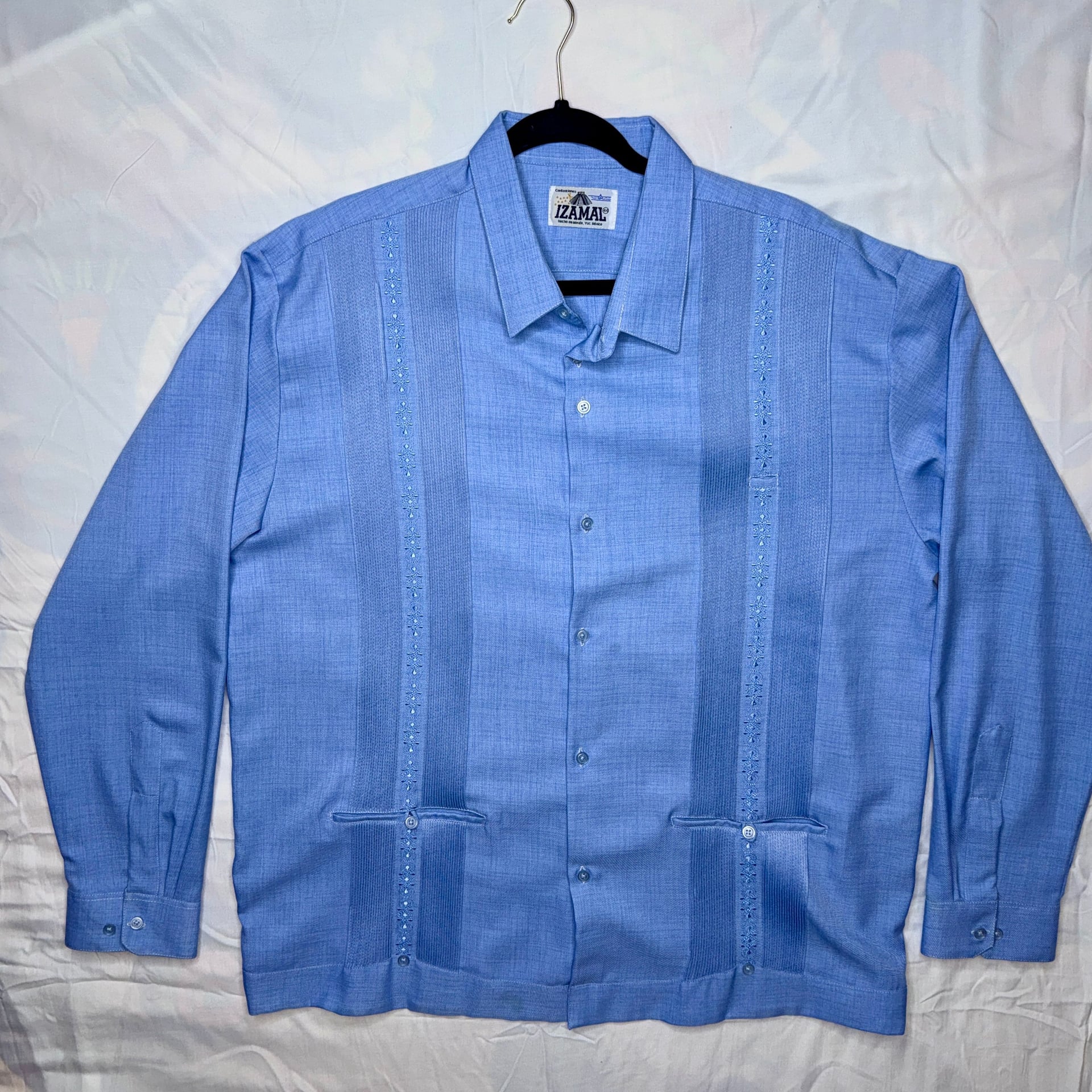Men's Mexican Guayabera Button up Shirt, Men's Plus Size Shirt, Fiesta Shirt - , 11