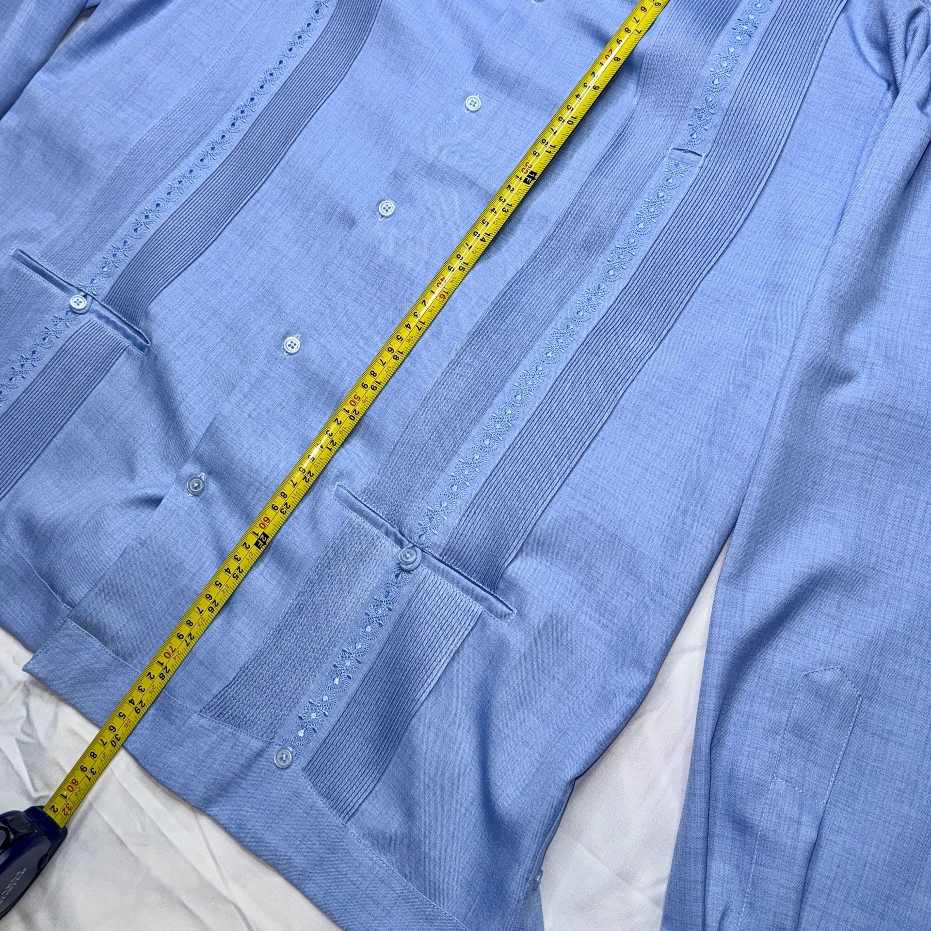 Men's Mexican Guayabera Button up Shirt, Men's Plus Size Shirt, Fiesta Shirt - , 17