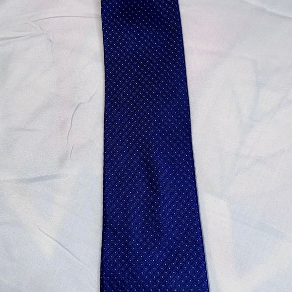 Calvin Klein Steel Micro Diamond Print Tie
