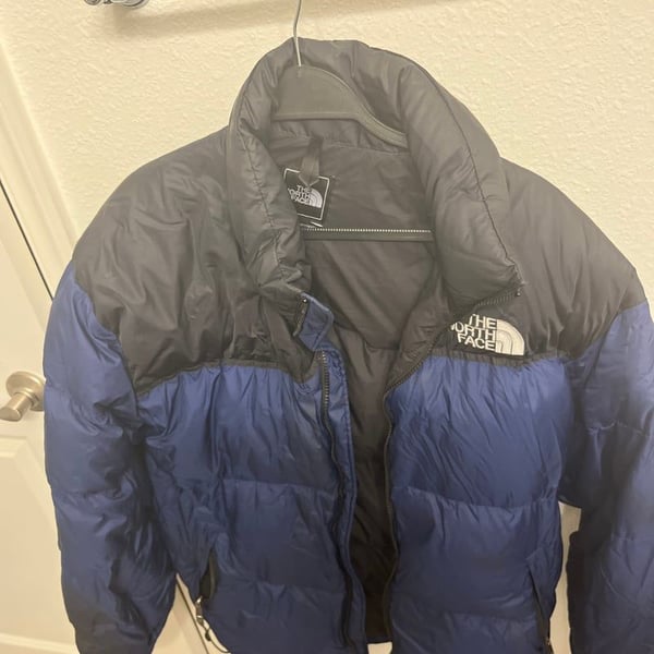 NEW The North Face Men's 1996 Retro Nuptse 700 Jacket - Black/Shady Blue - XL