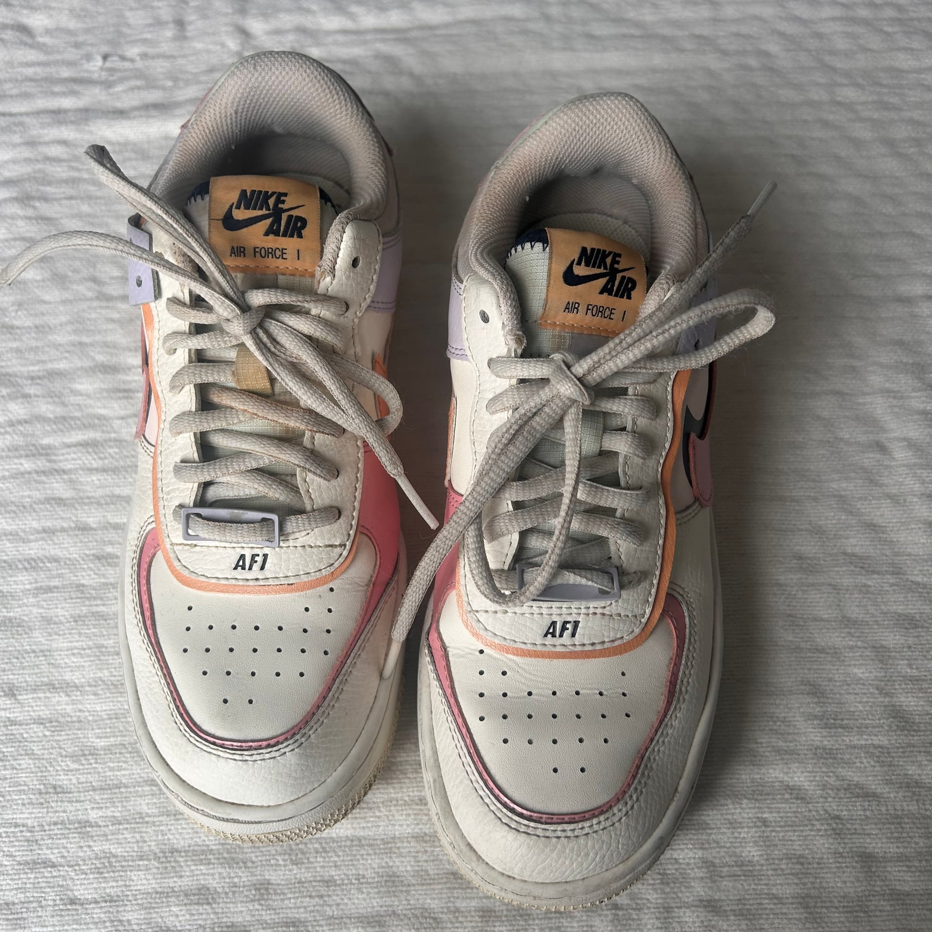 Nike Women's Air Force 1 Shadow Orange Chalk Pink Glaze CI0919-111 1