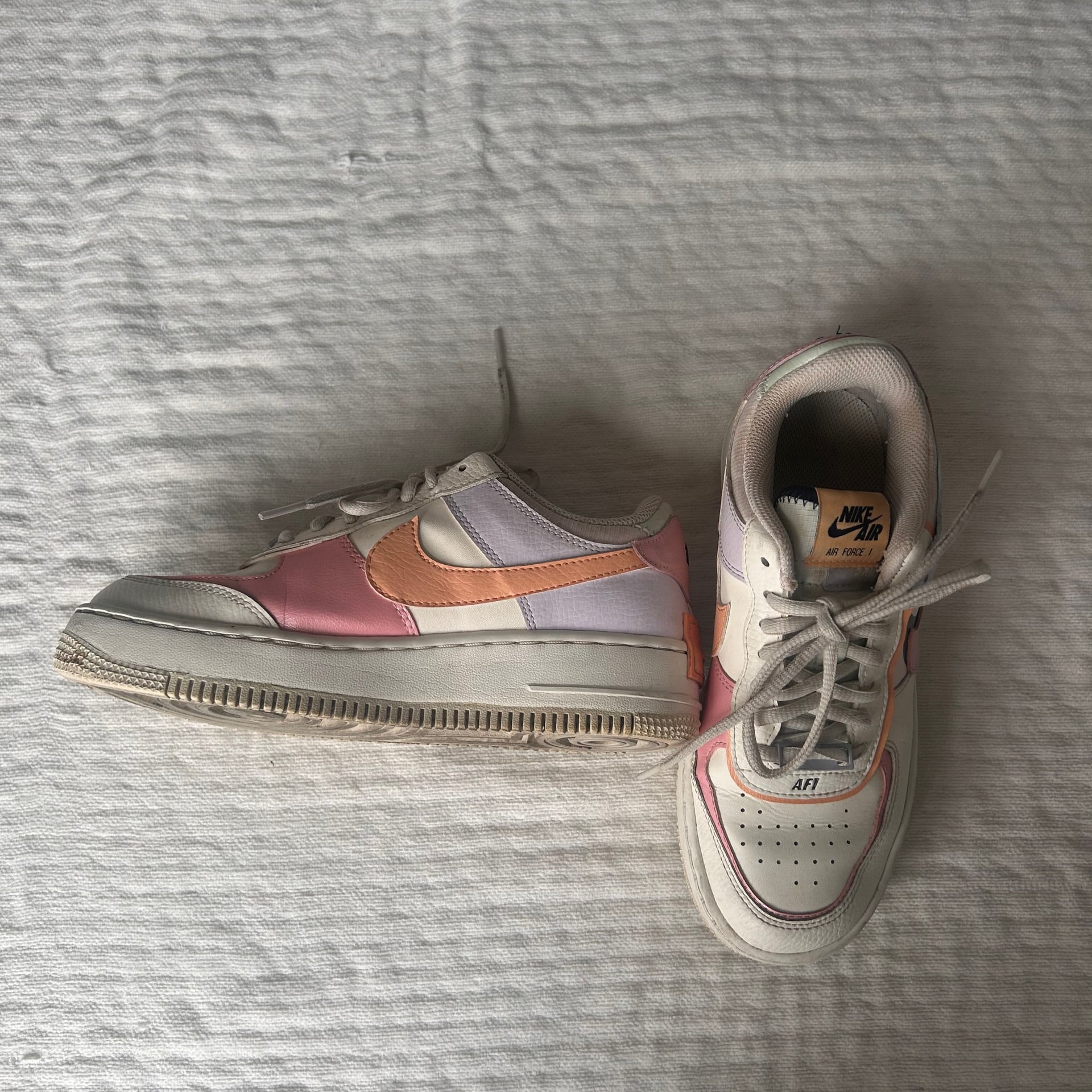 Nike Women's Air Force 1 Shadow Orange Chalk Pink Glaze CI0919-111 3