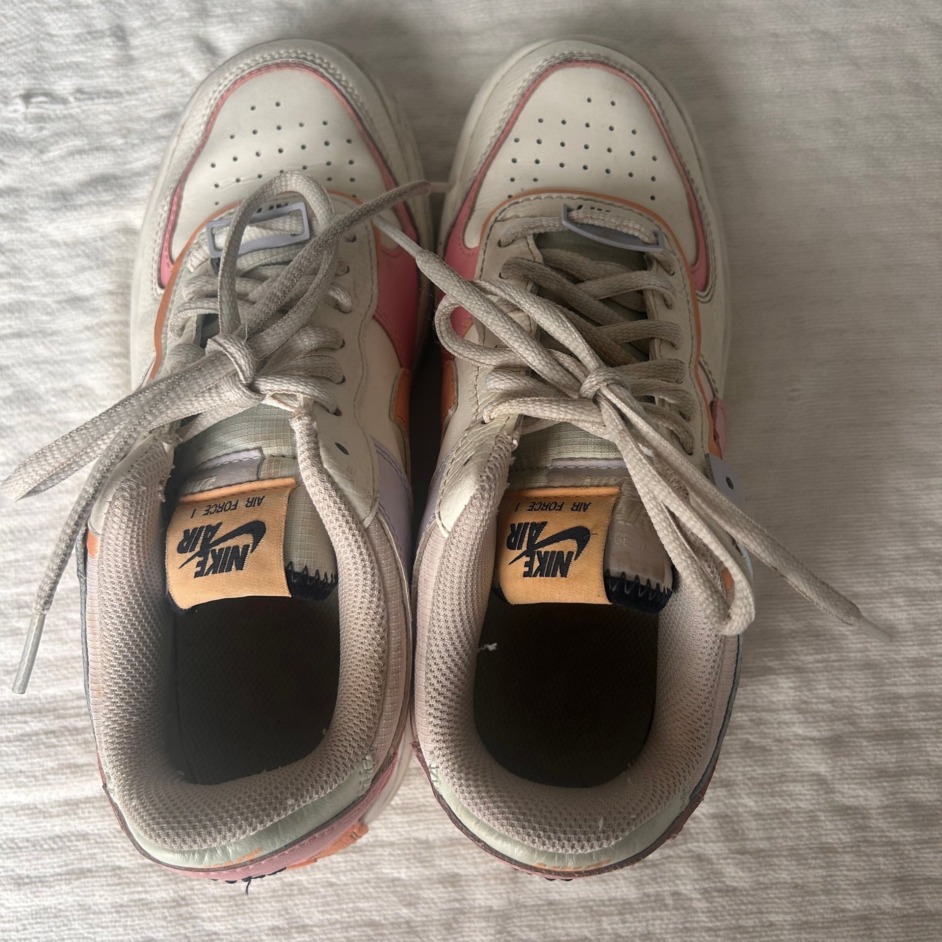 Nike Women's Air Force 1 Shadow Orange Chalk Pink Glaze CI0919-111 4