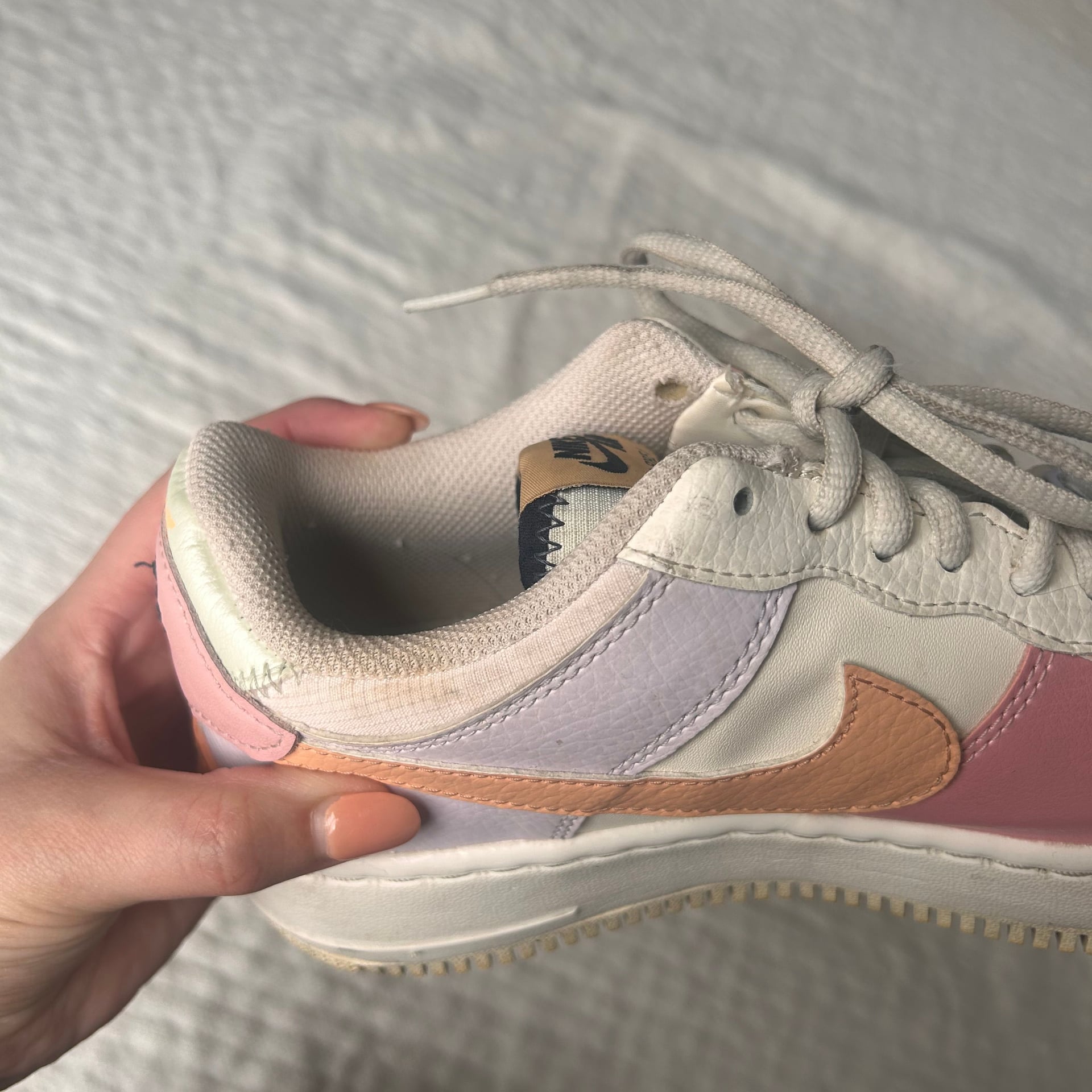 Nike Women's Air Force 1 Shadow Orange Chalk Pink Glaze CI0919-111 5