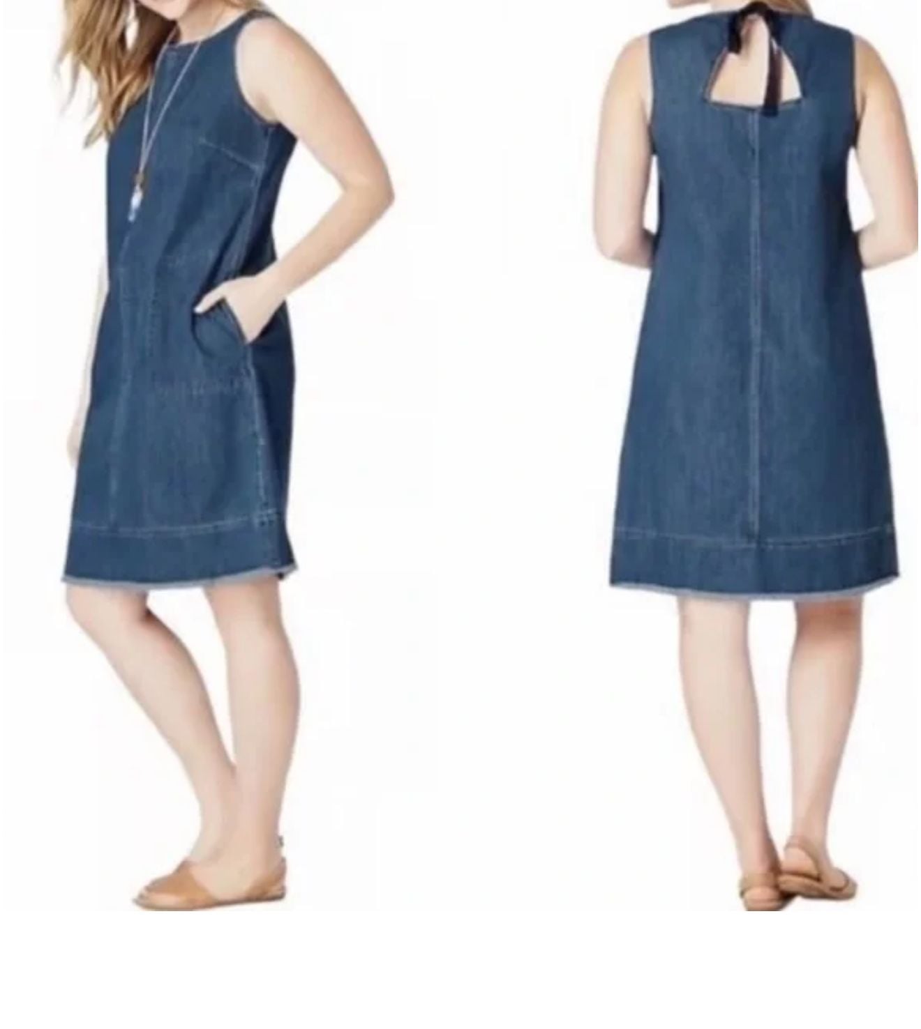 J. Jill Denim Shift Dress 5