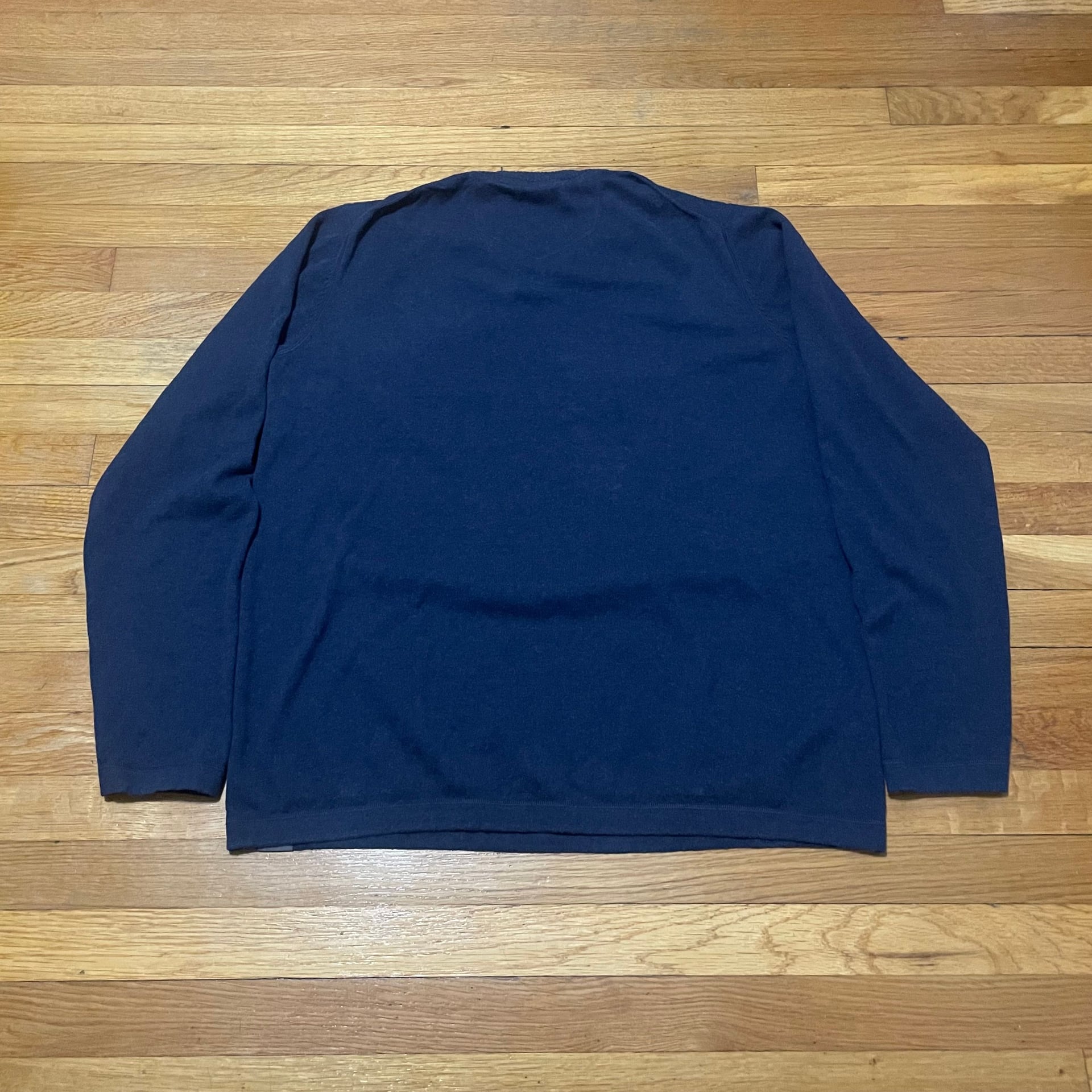 Eddie Bauer Men's Navy Blue V-Neck Sweater 3