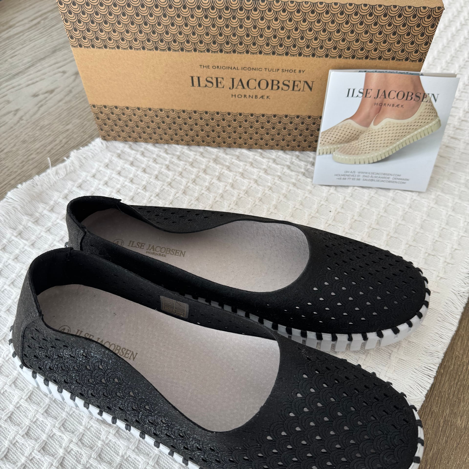 Ilse Jacobsen Women's Tulip Flats In Black 1