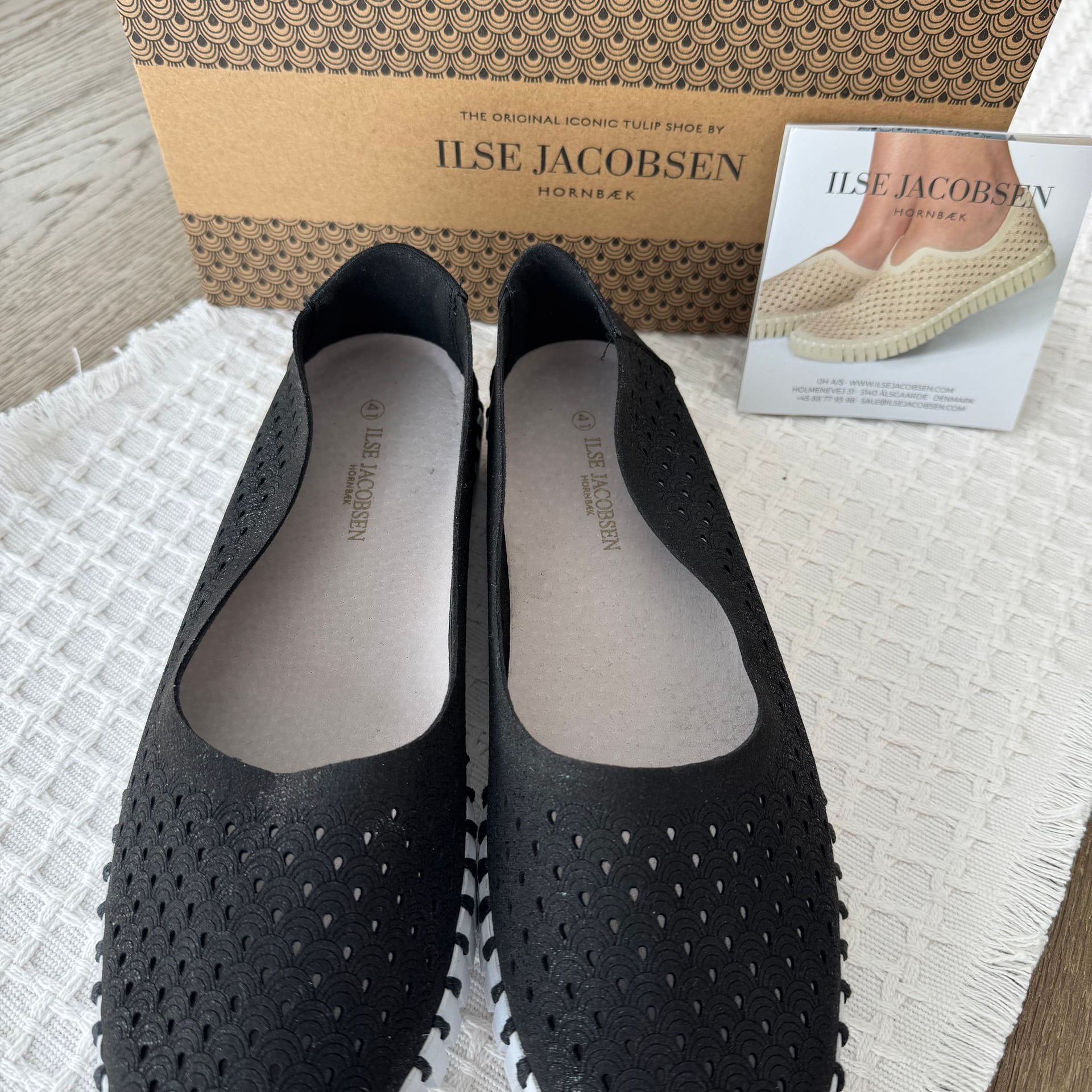 Ilse Jacobsen Women's Tulip Flats In Black 2