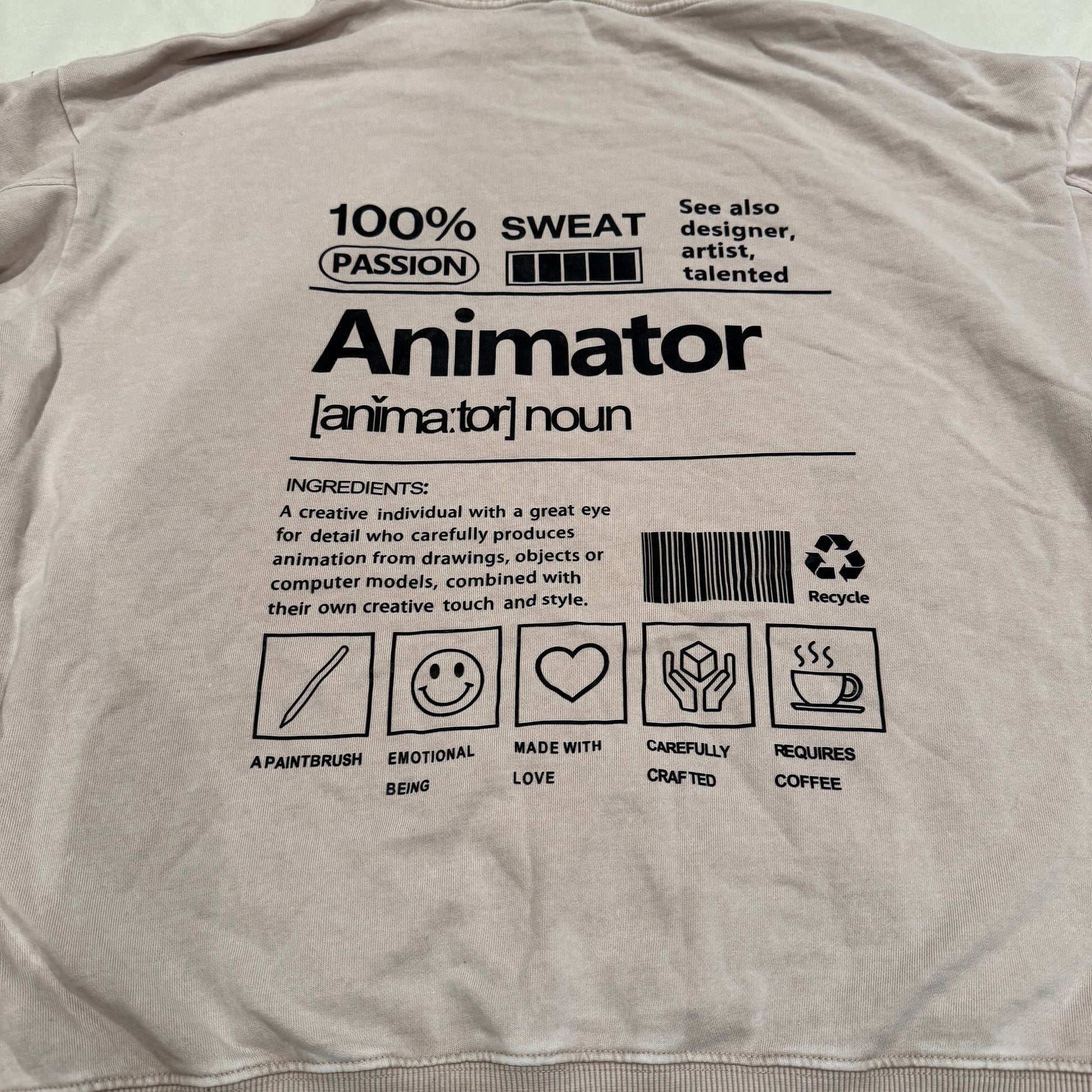 Animator Solid Color Hoodie- 2