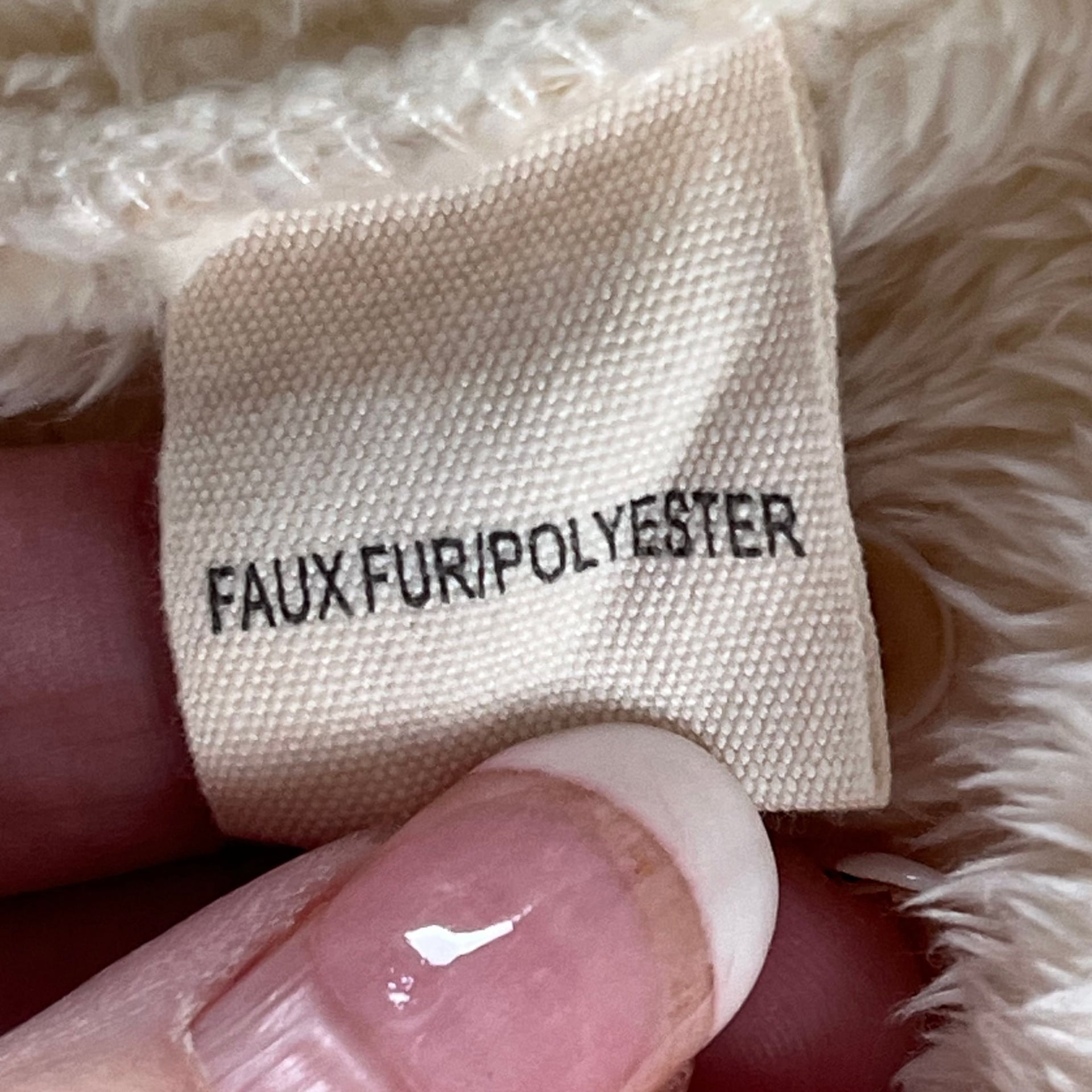 Pink Lily Ivory Faux Fur Button Jacket Teddy Shacket Cozy Winter M 11