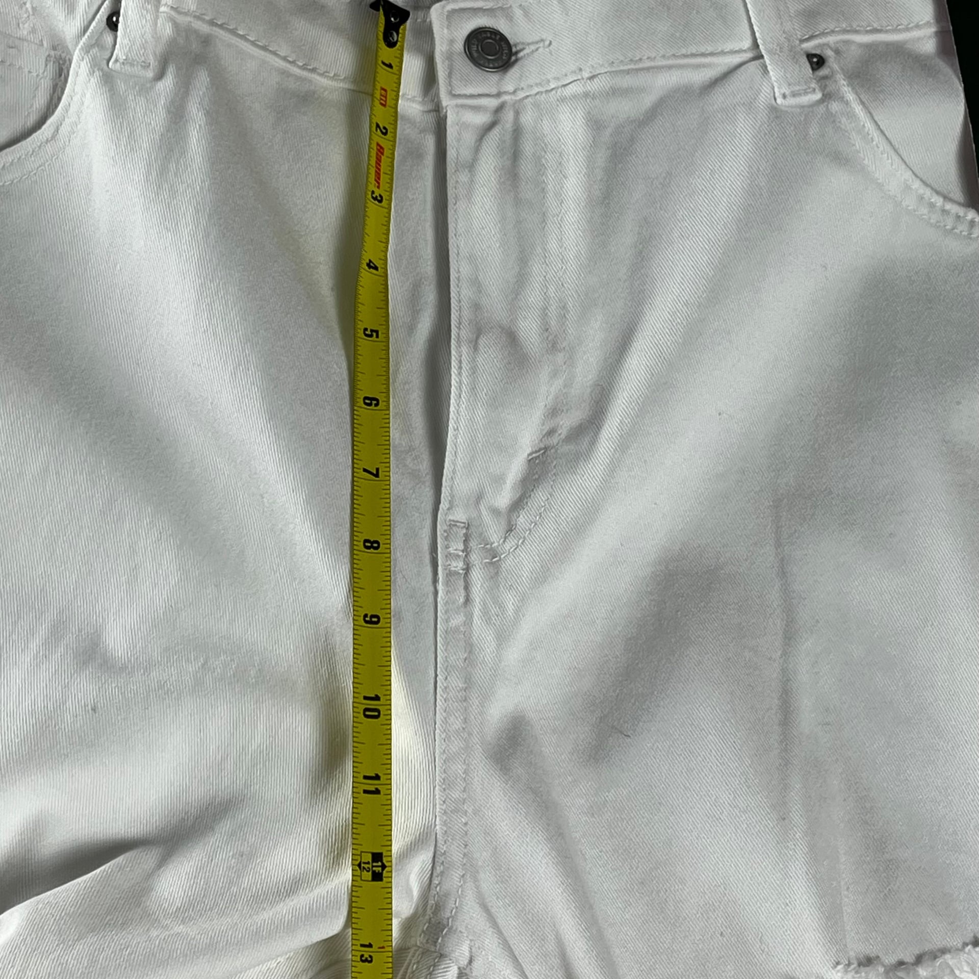 Wild Fable White High Rise Dad Jeans Distressed Y2K Grunge Size 18 4