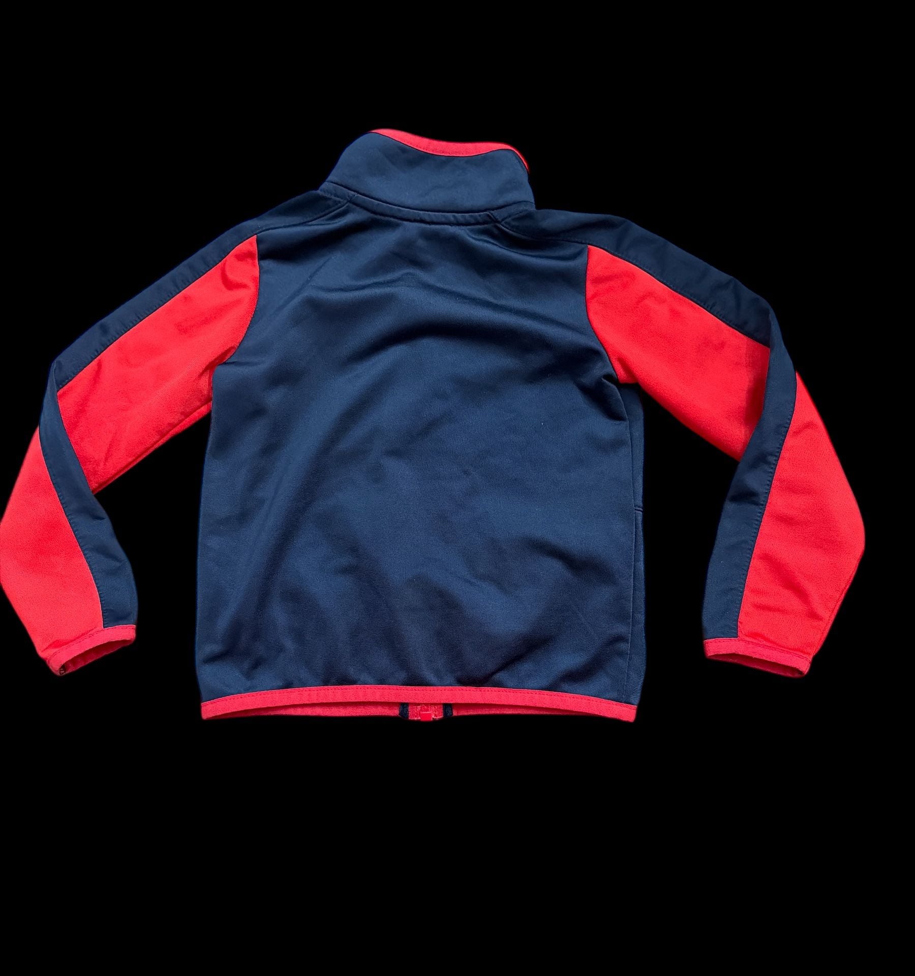 Nike Toddler Boy Full Zip Tricot Track Jacket Navy Blue Red Size 3T 3